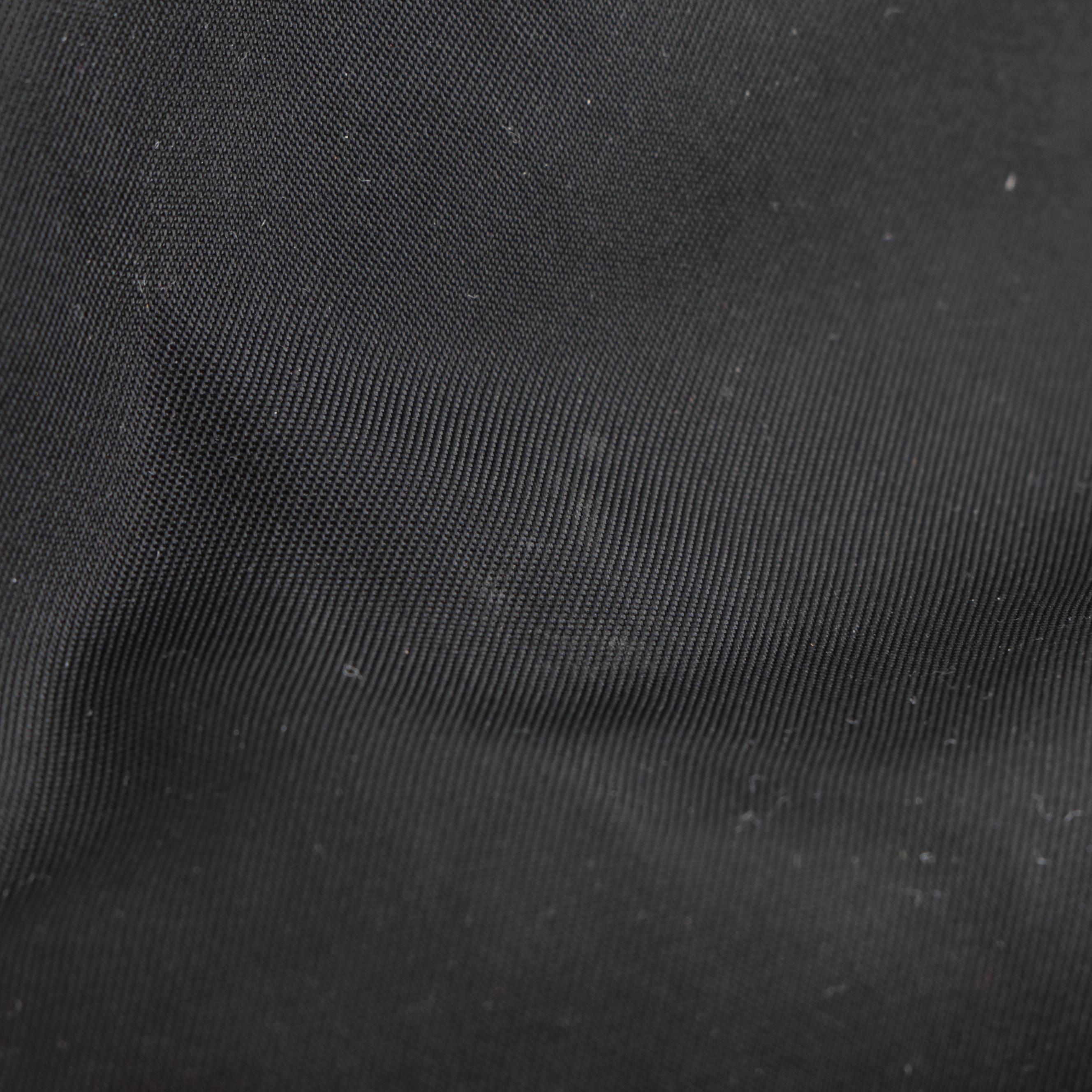 Prada Shoulder Bag in Black Tessuto Nylon and Smooth Leather