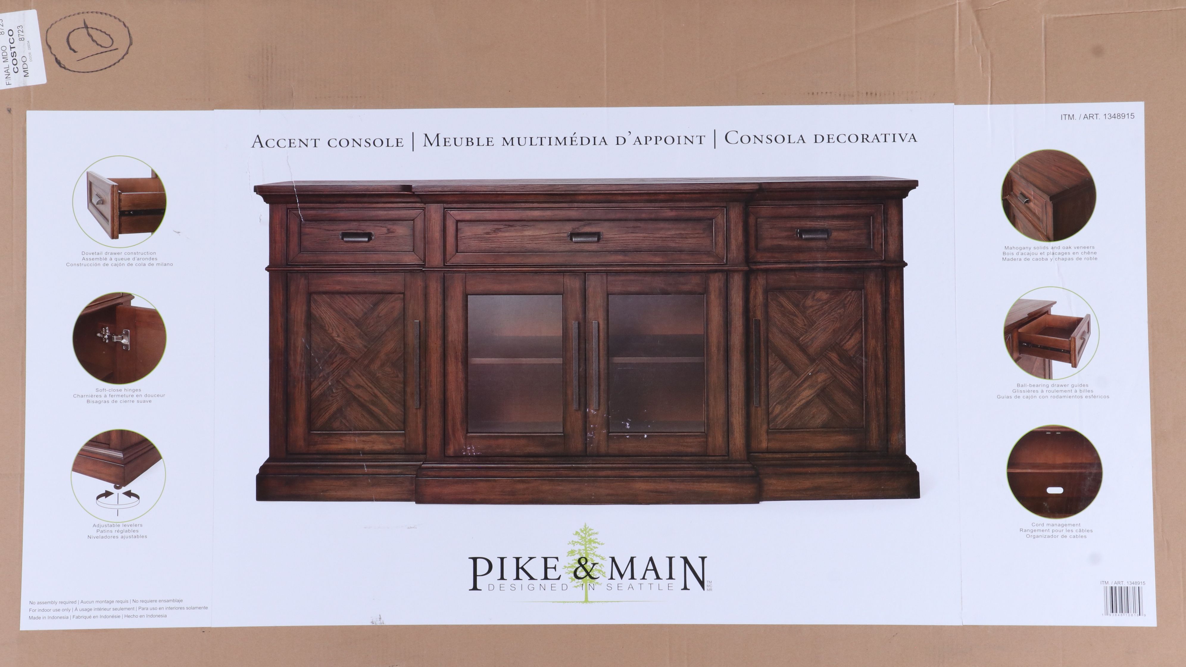 Pike & Main "Corliss" Accent Console Table