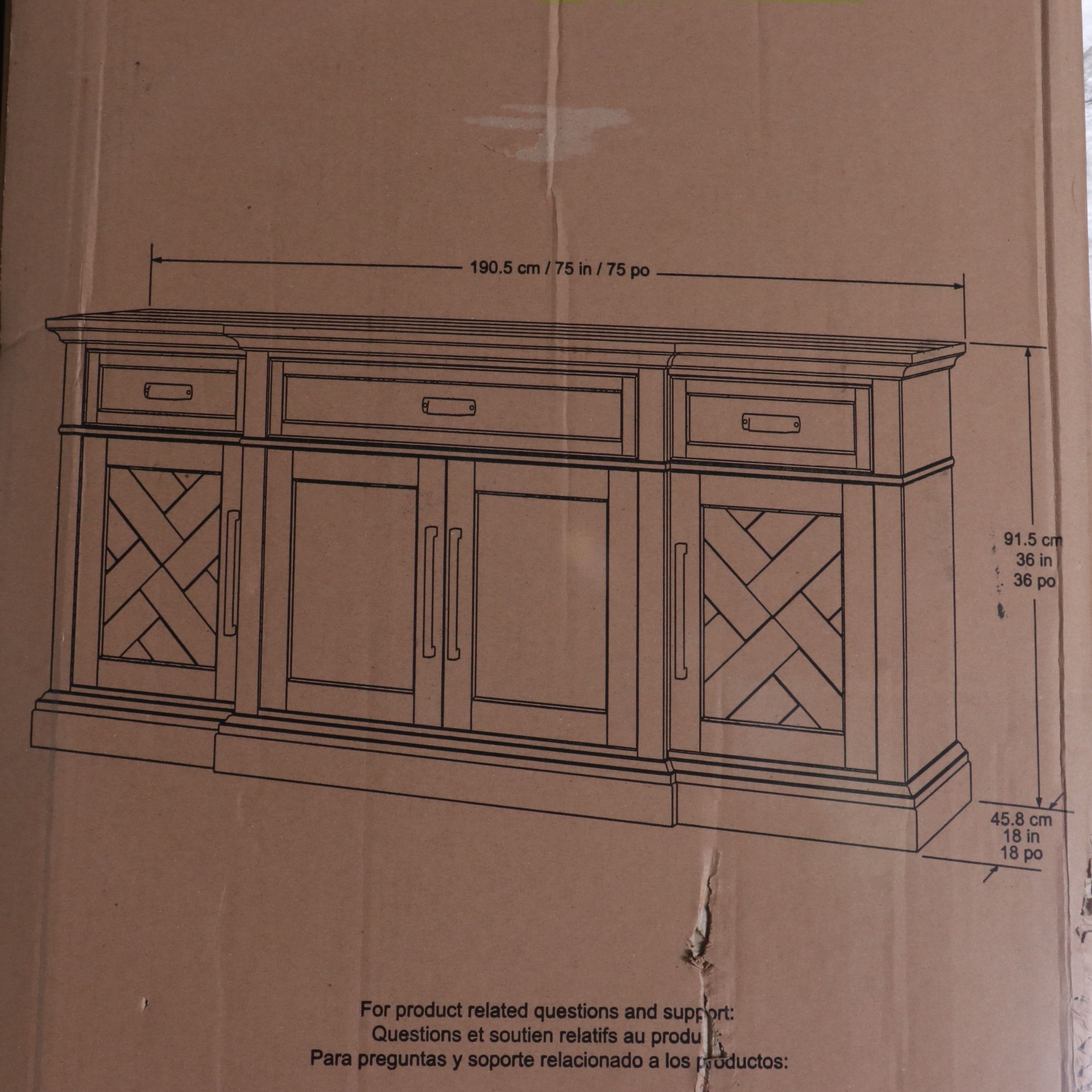 Pike & Main "Corliss" Accent Console Table