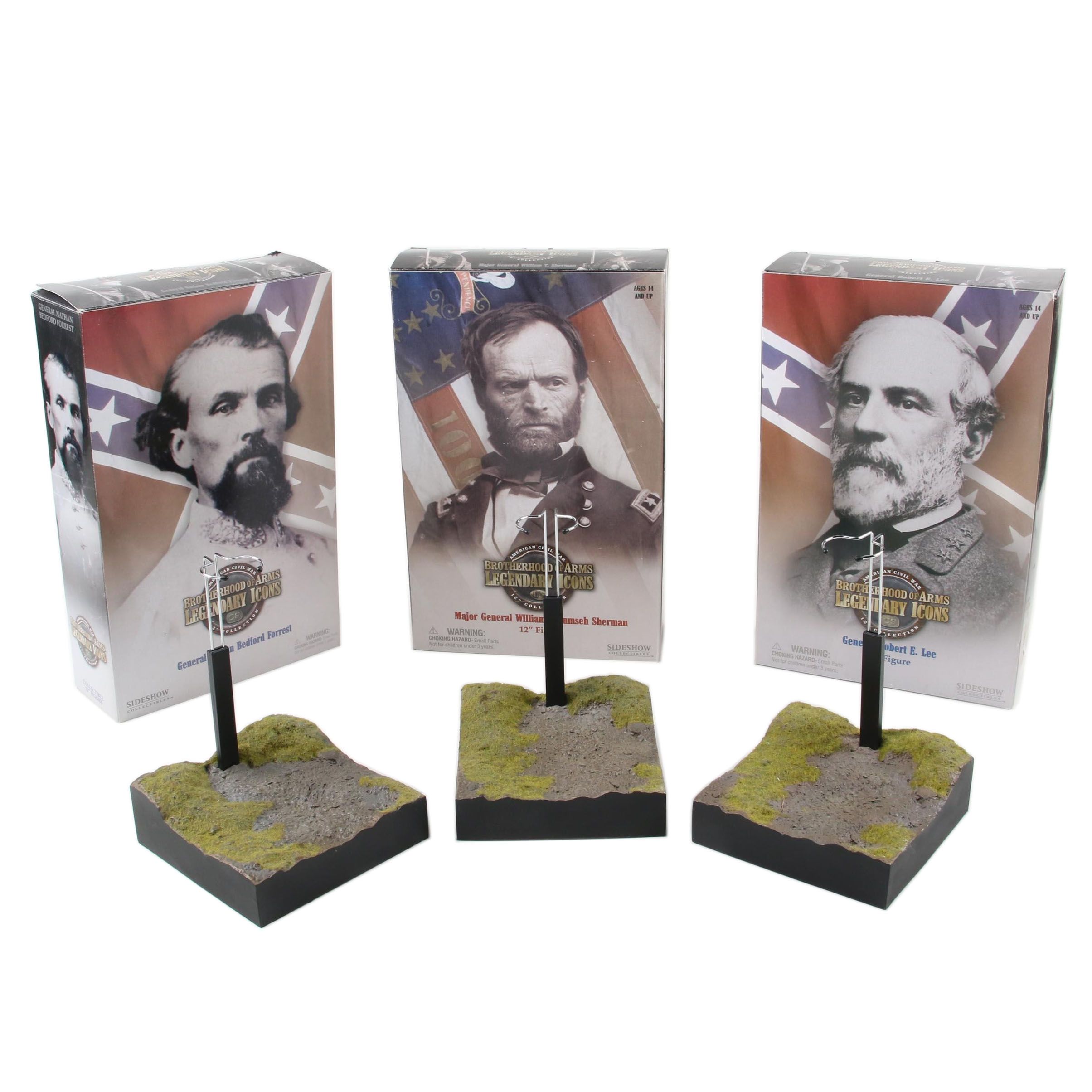 Sideshow Collectibles "Brotherhood of Arms Legendary Icons" Civil War Figurines