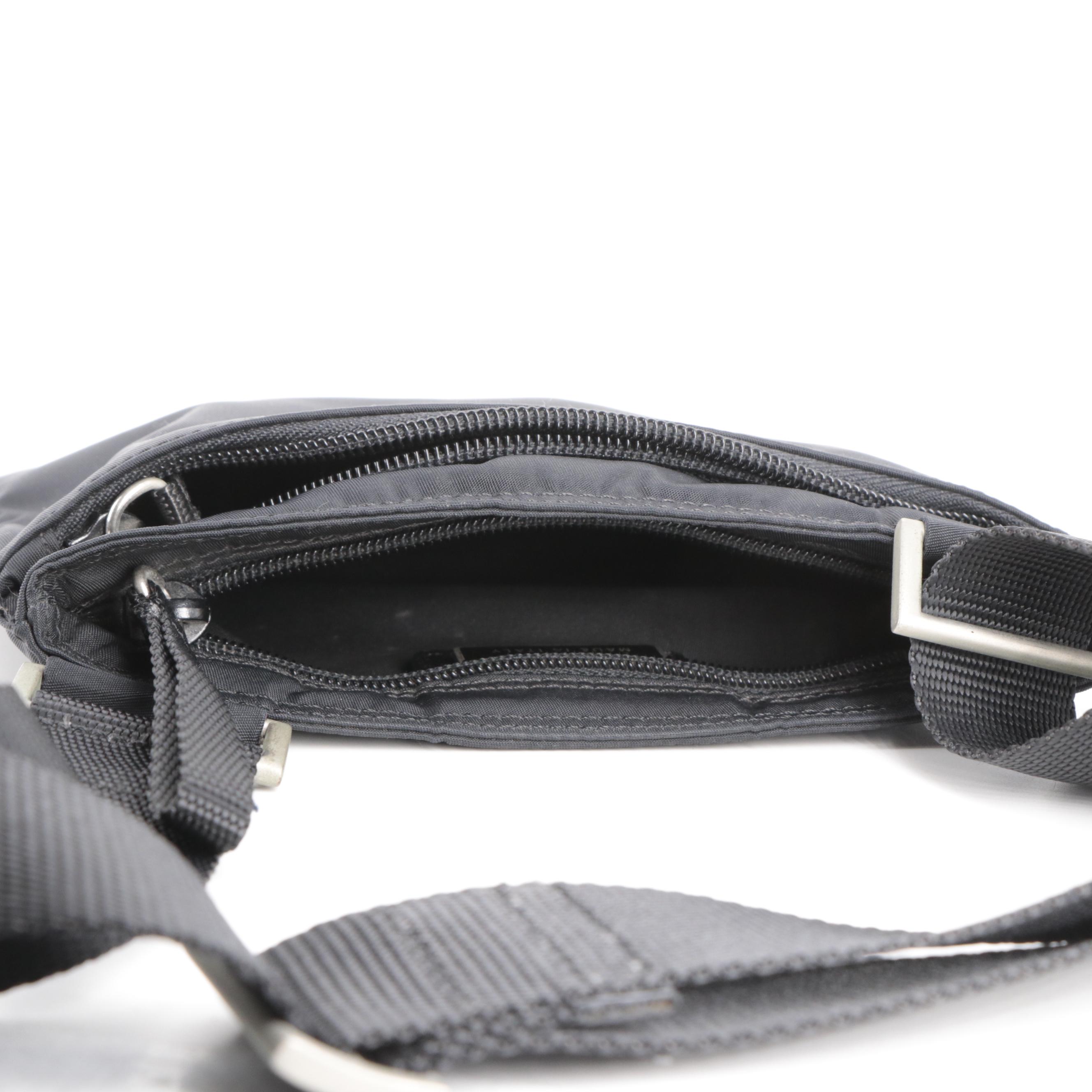 Prada Crossbody Bag in Black Tessuto Nylon
