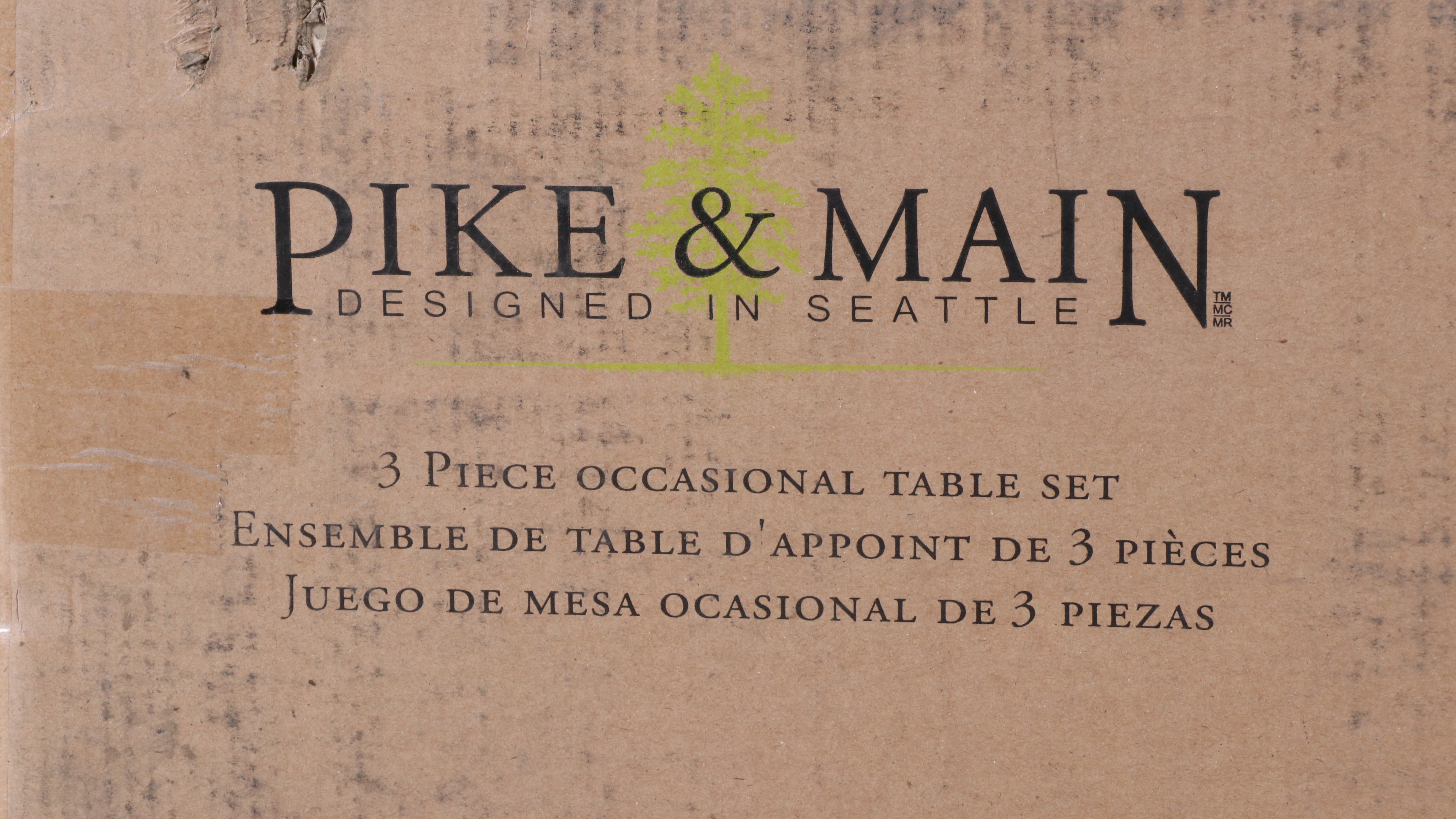 Pike & Main Blaine Three Piece Occasional Set