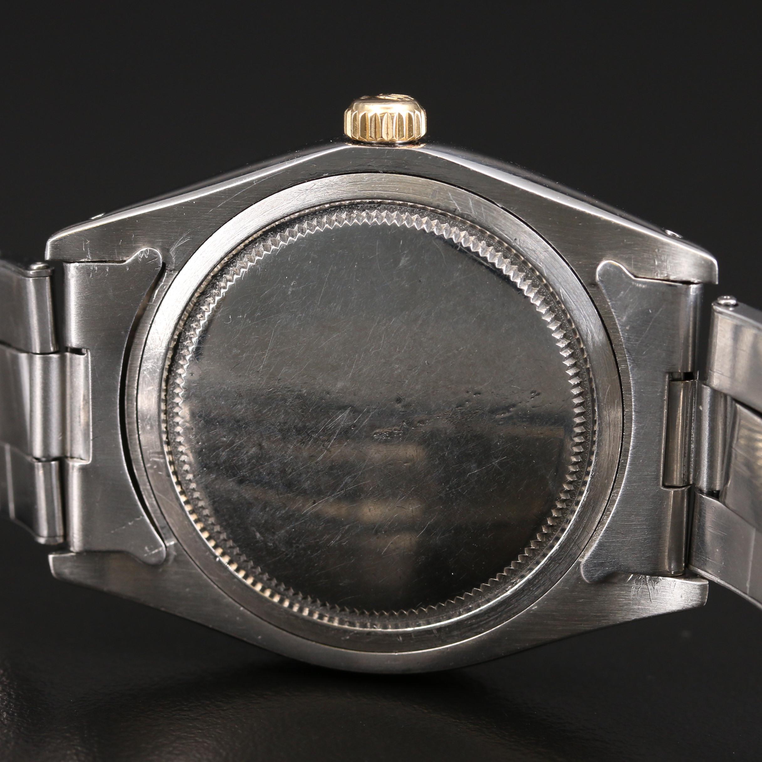 1977 Rolex Datejust Model 6694 18K and Stainless Steel Watch