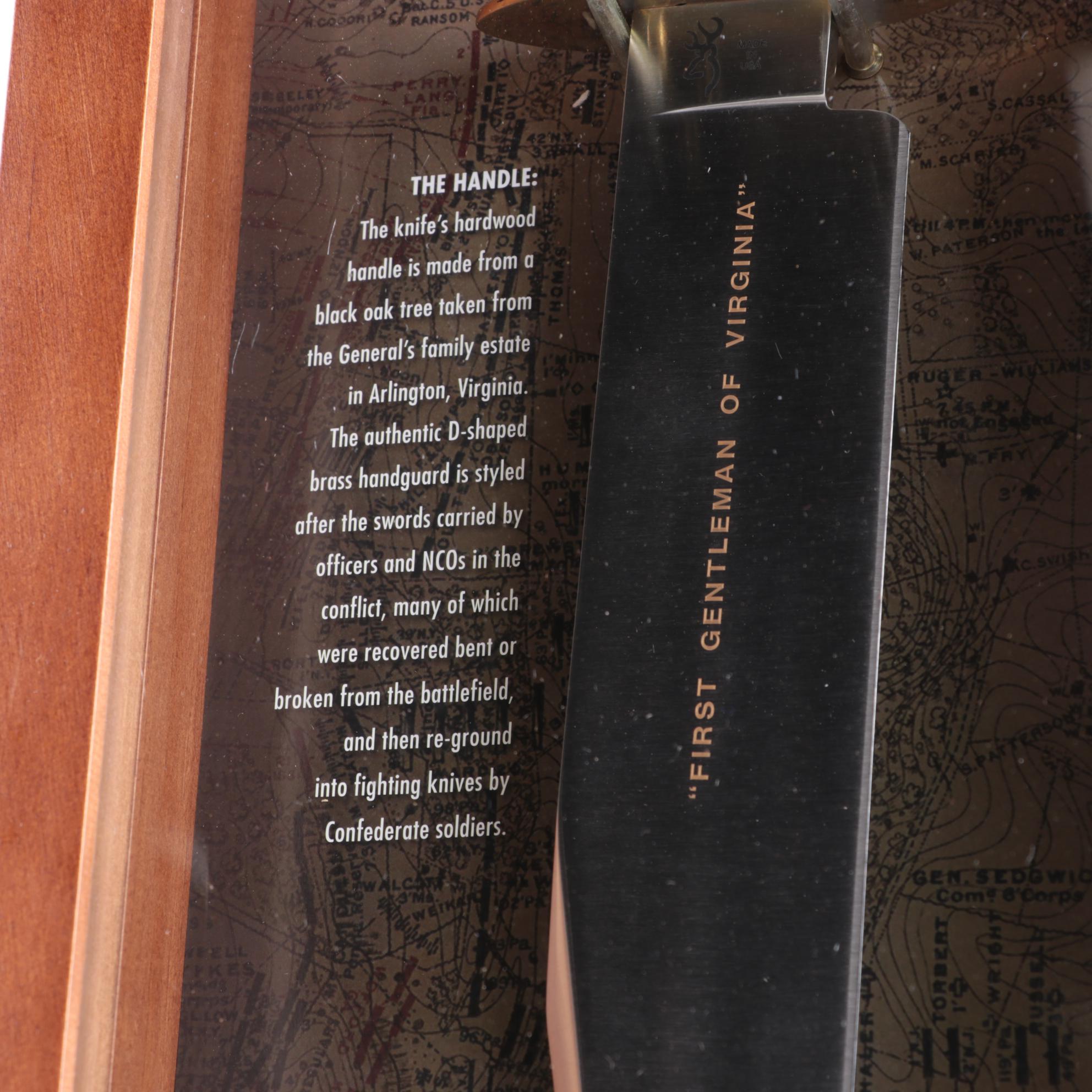 Browning Robert E. Lee Living History Bowie Fighting Knife