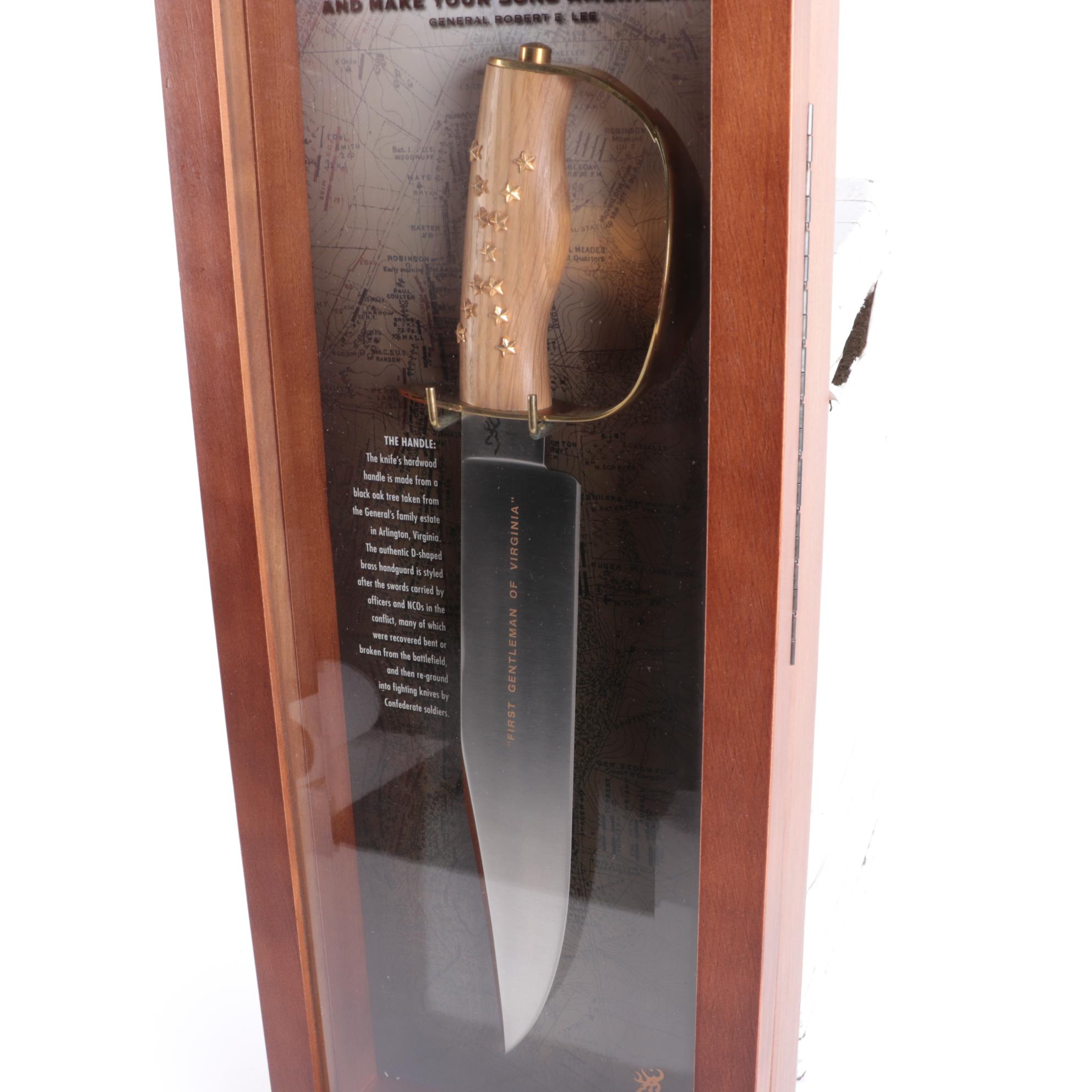 Browning Robert E. Lee Living History Bowie Fighting Knife