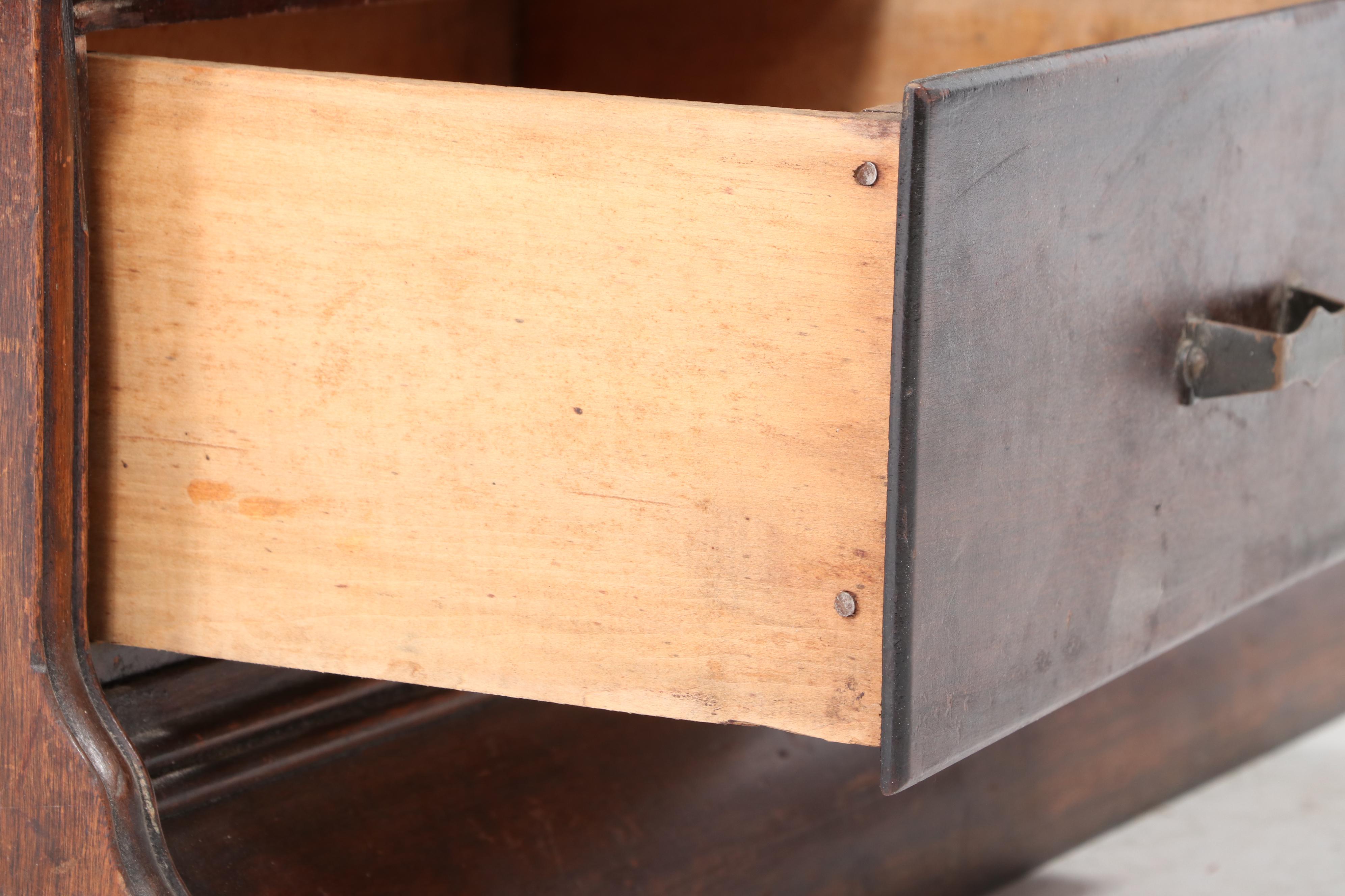 Camden Cabinet Co. "Hale" Mahogany & Leaded Glass Barrister's Secretary Bookcase