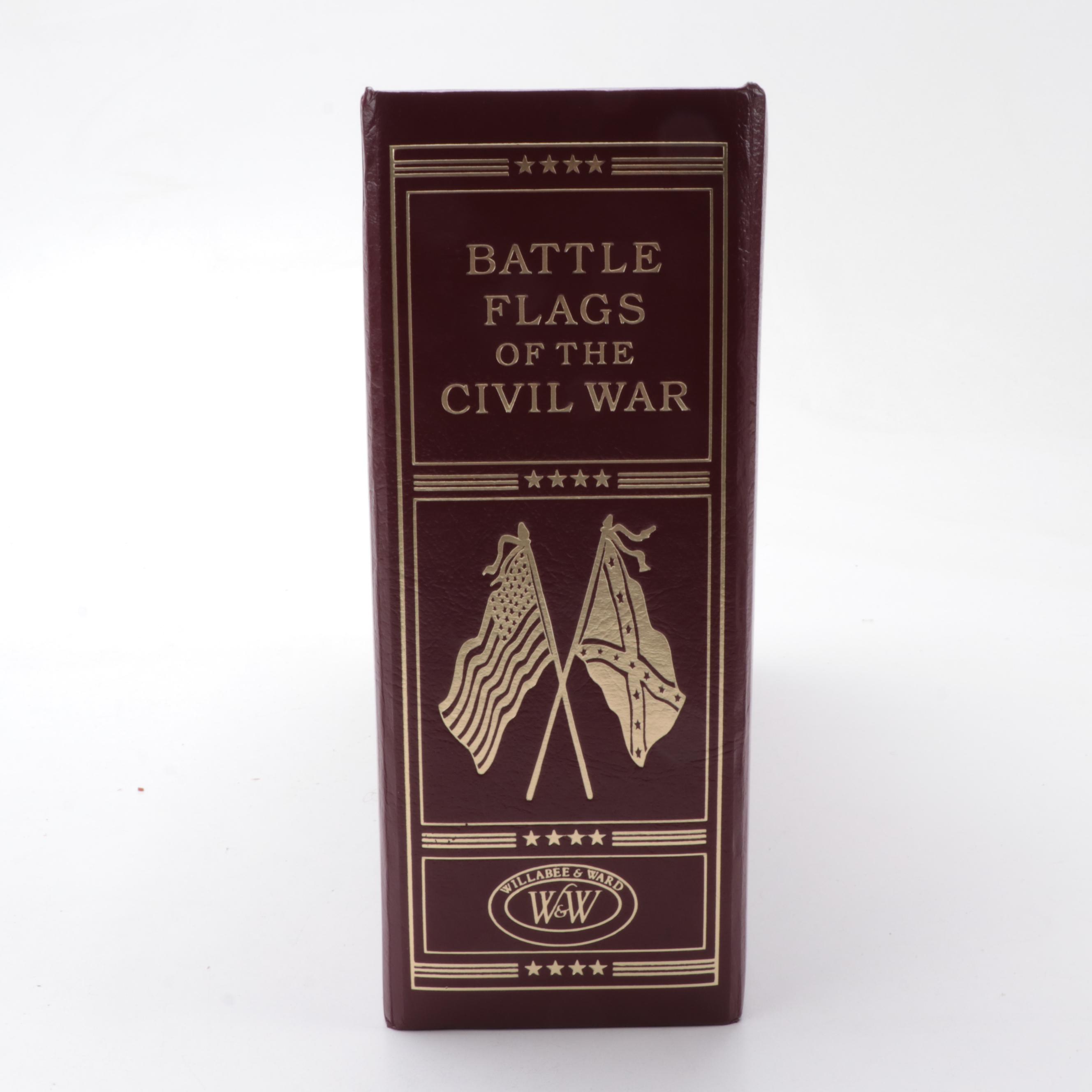 Willabee & Ward "Battle Flags of The Civil War" Patches in Leather Album