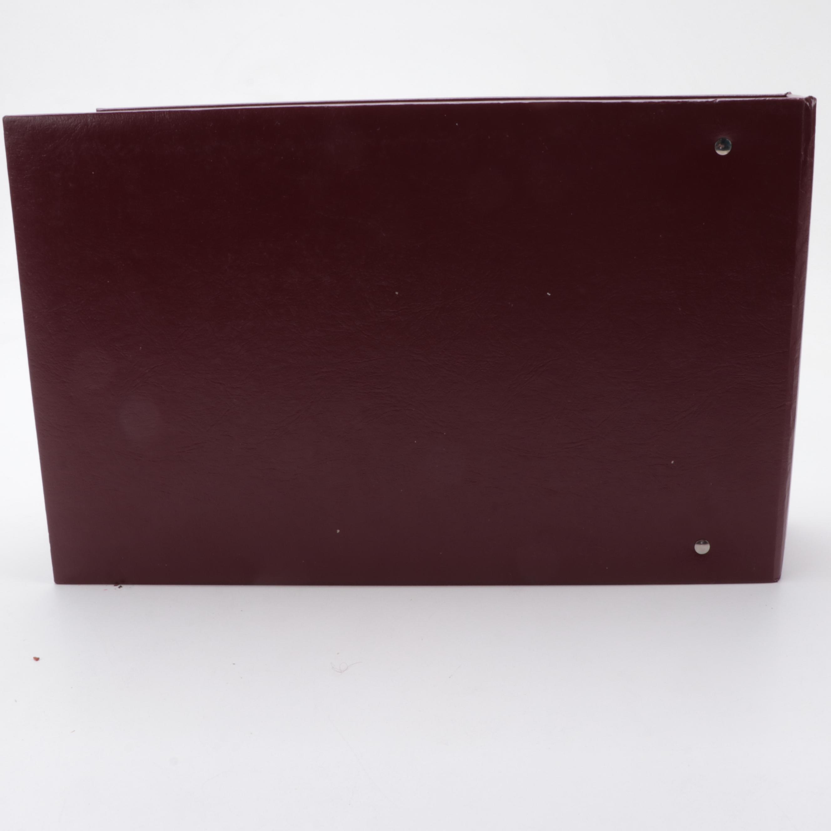 Willabee & Ward "Battle Flags of The Civil War" Patches in Leather Album