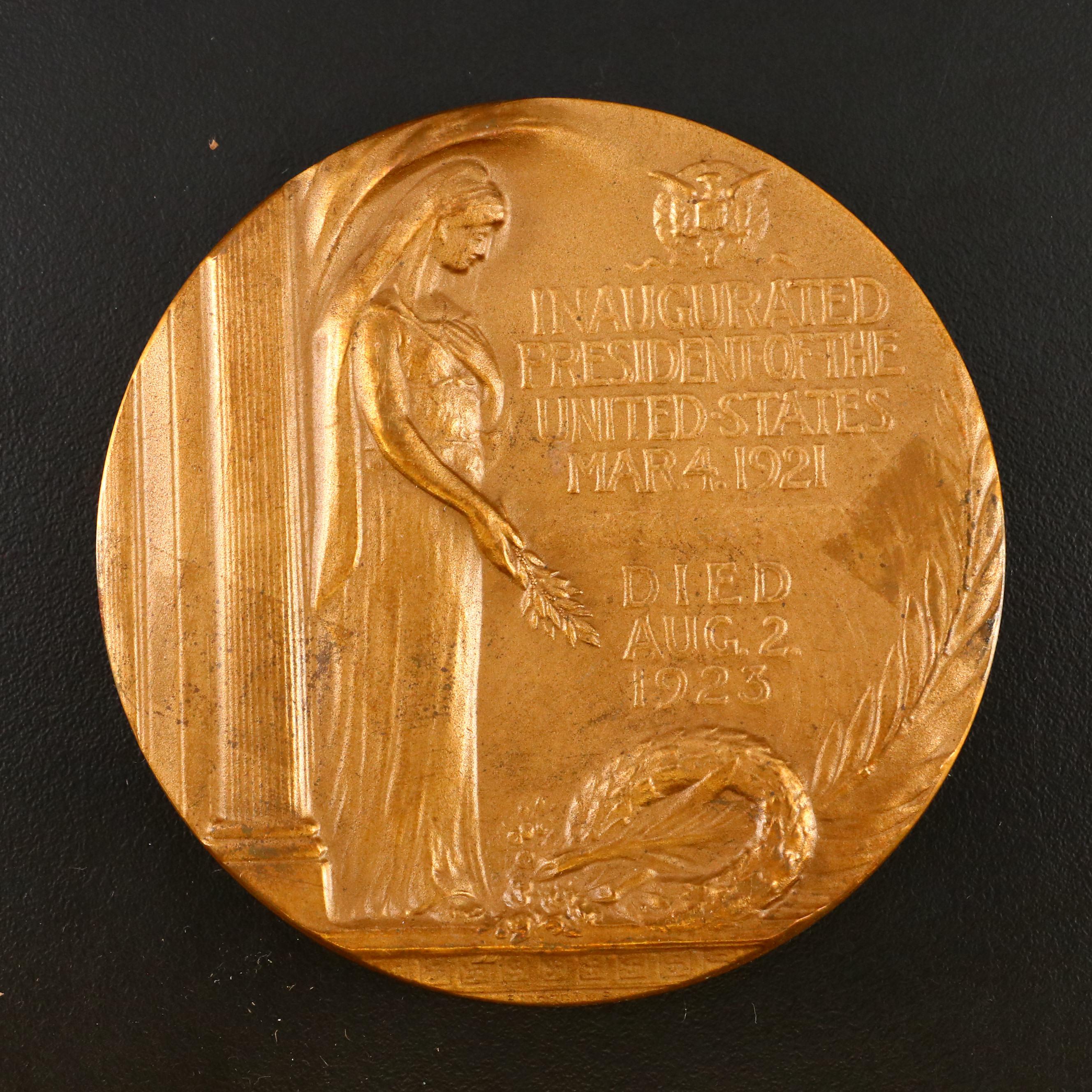Nine Presidential Inauguration and Memorial Bronze Medals