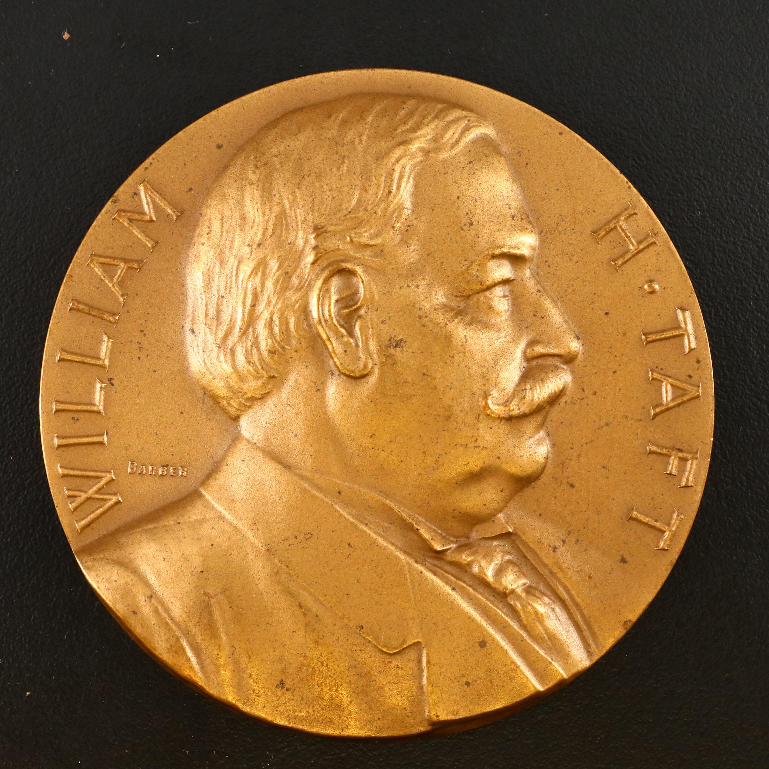Nine Presidential Inauguration and Memorial Bronze Medals
