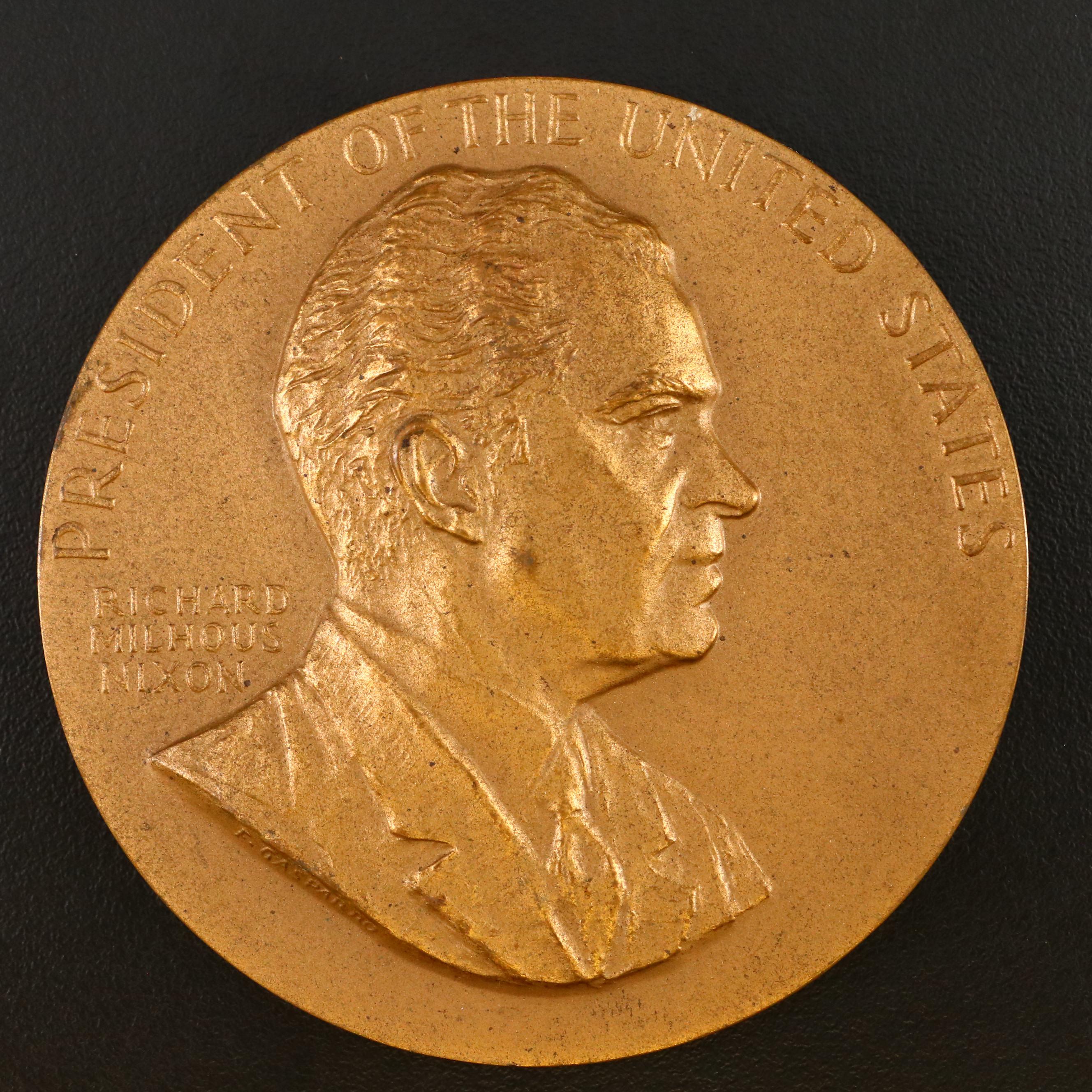Nine Presidential Inauguration and Memorial Bronze Medals