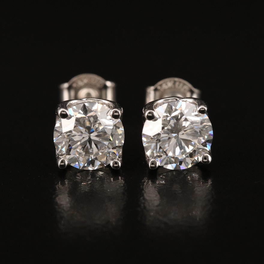 14K 3.02 CTW Diamond Stud Earrings