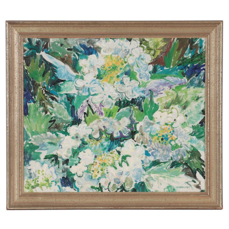 Lillemor Tell Floral Oil Painting "Fleurs No. 70"