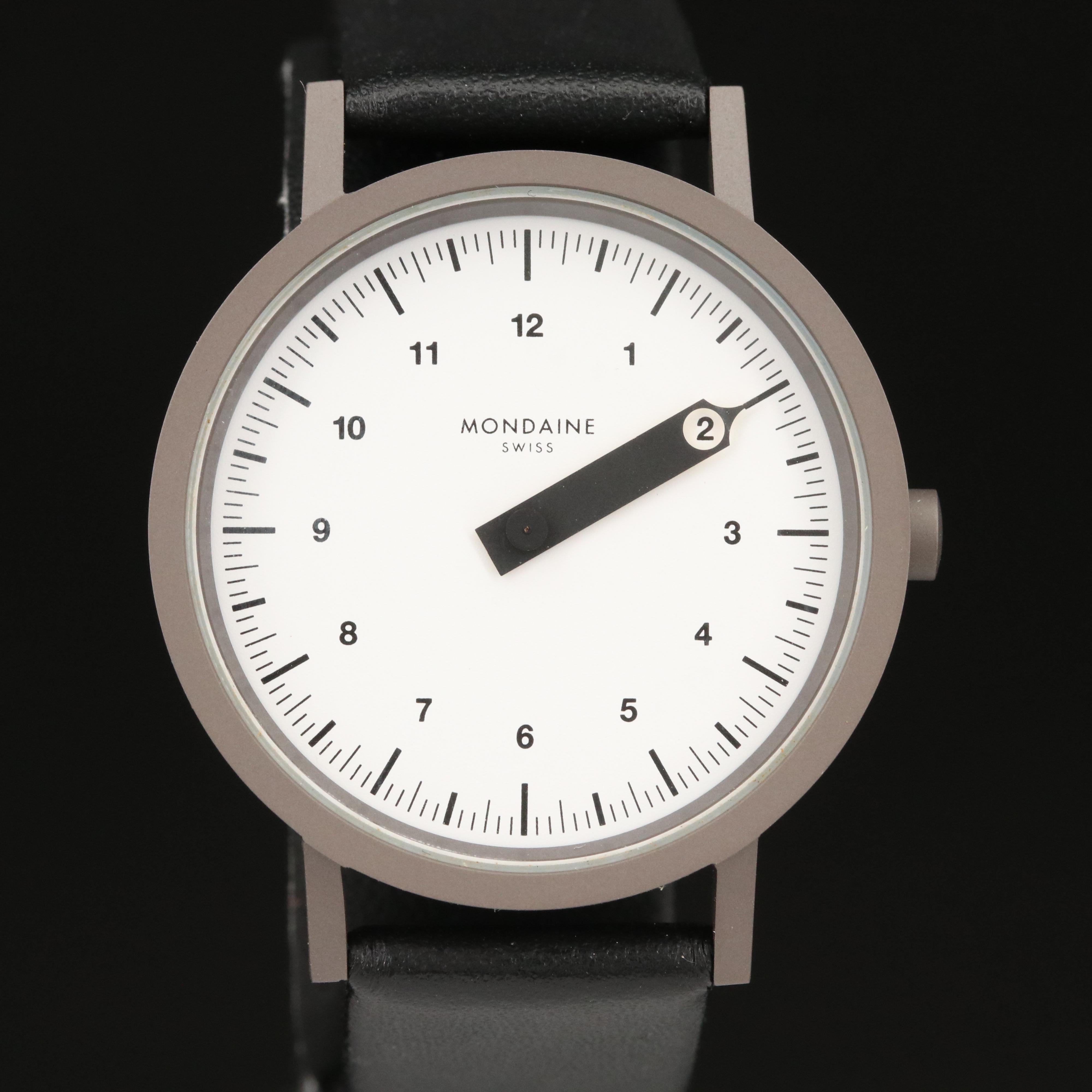 Mondaine "Dont Rush" Single Hand Brass Quartz Watch