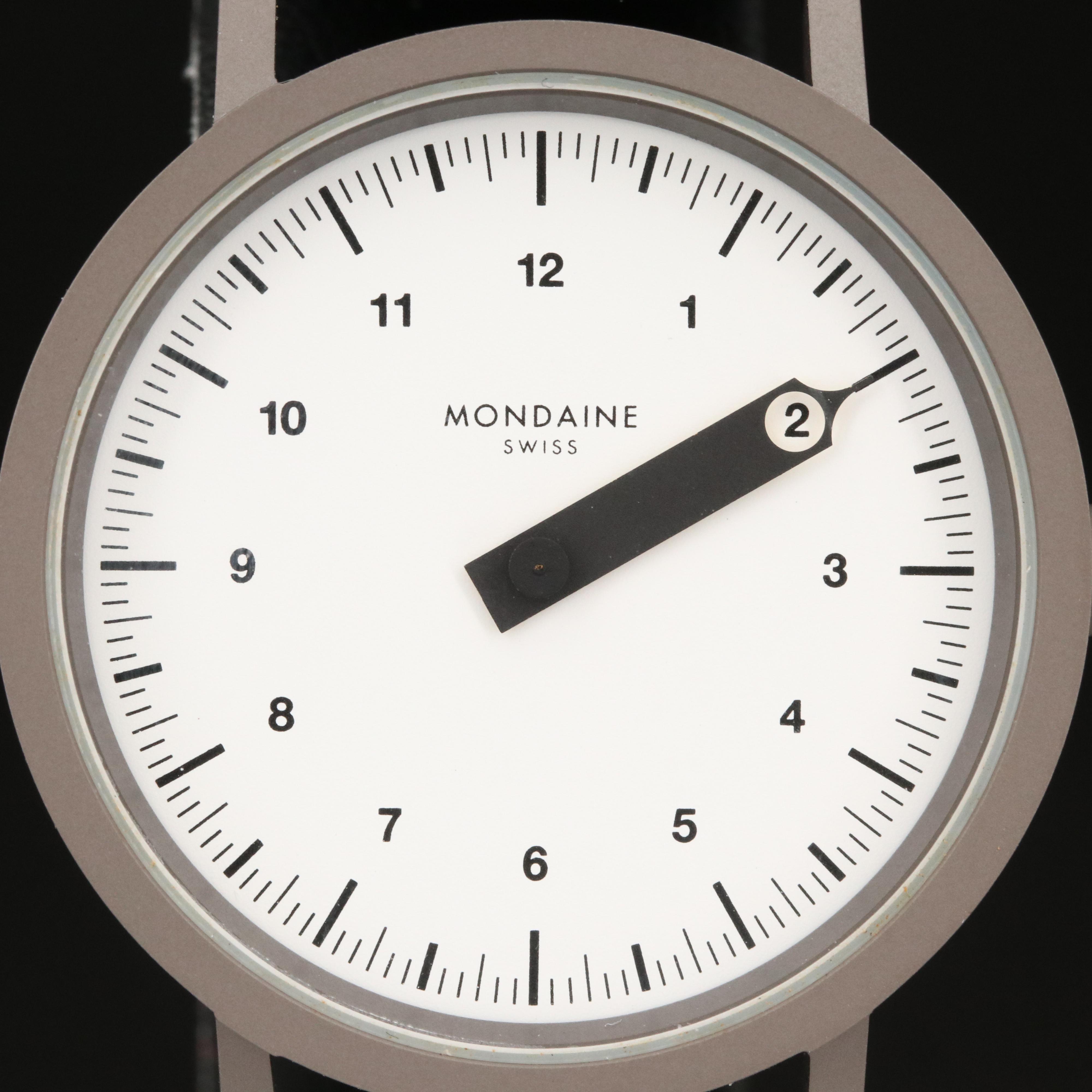 Mondaine "Dont Rush" Single Hand Brass Quartz Watch