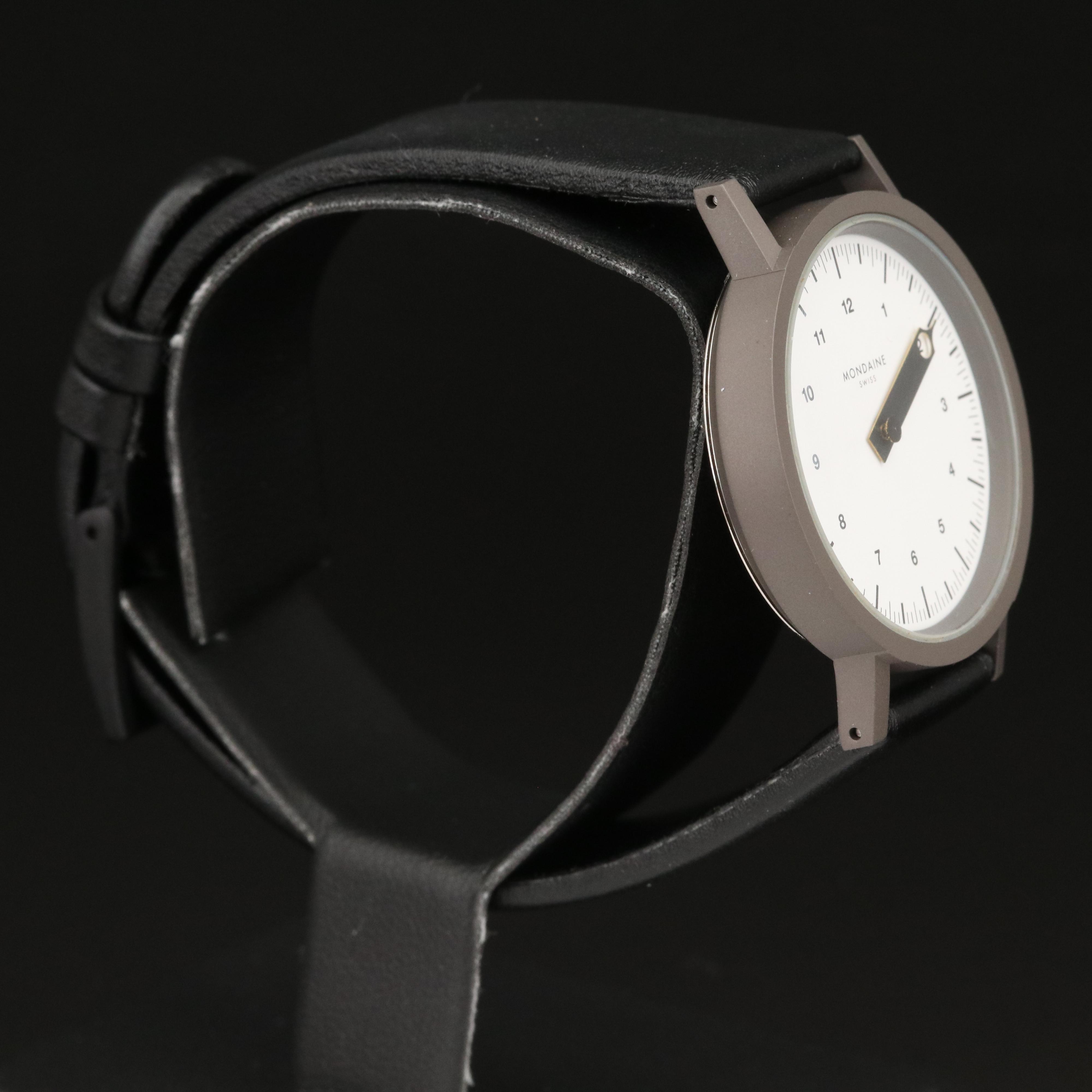 Mondaine "Dont Rush" Single Hand Brass Quartz Watch