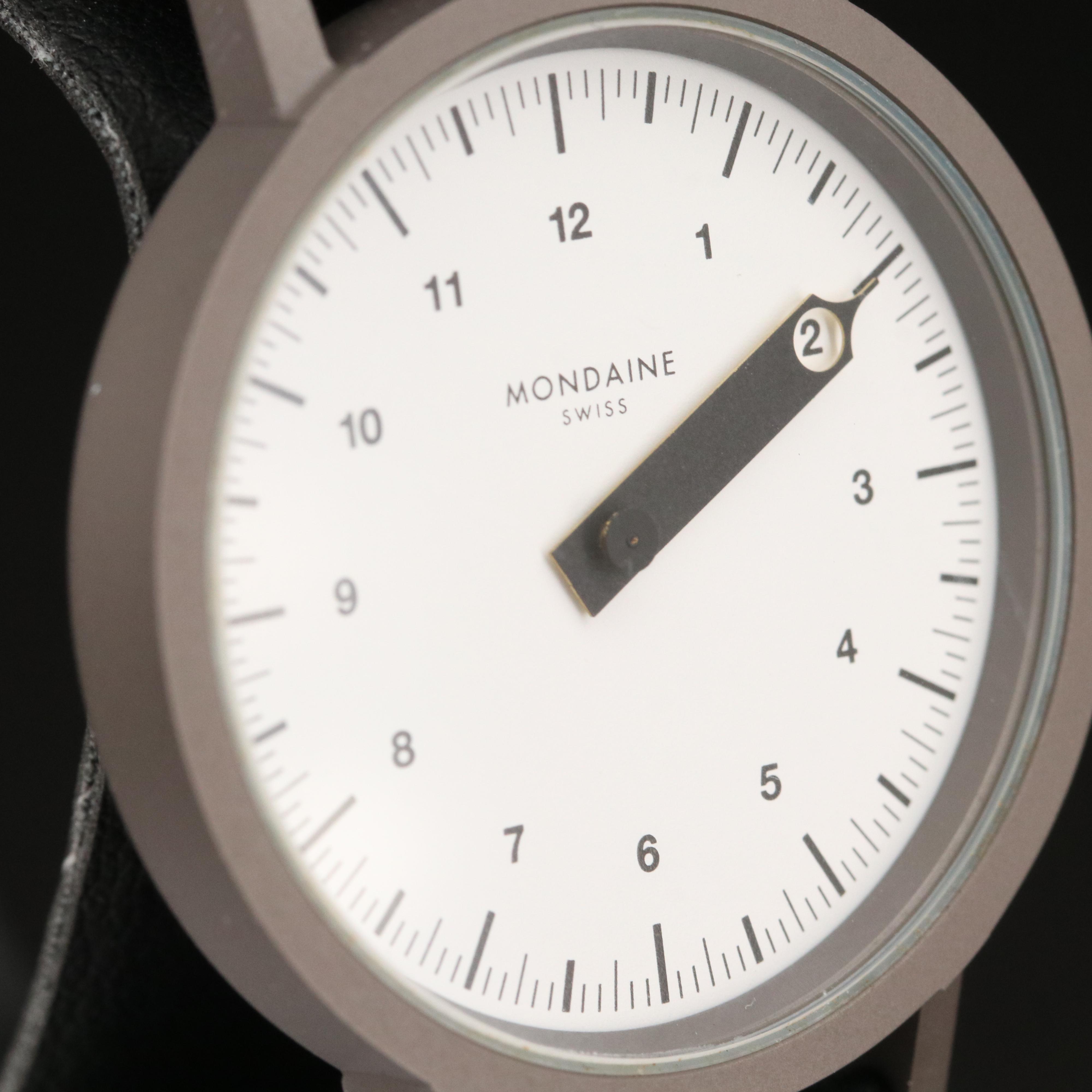 Mondaine "Dont Rush" Single Hand Brass Quartz Watch