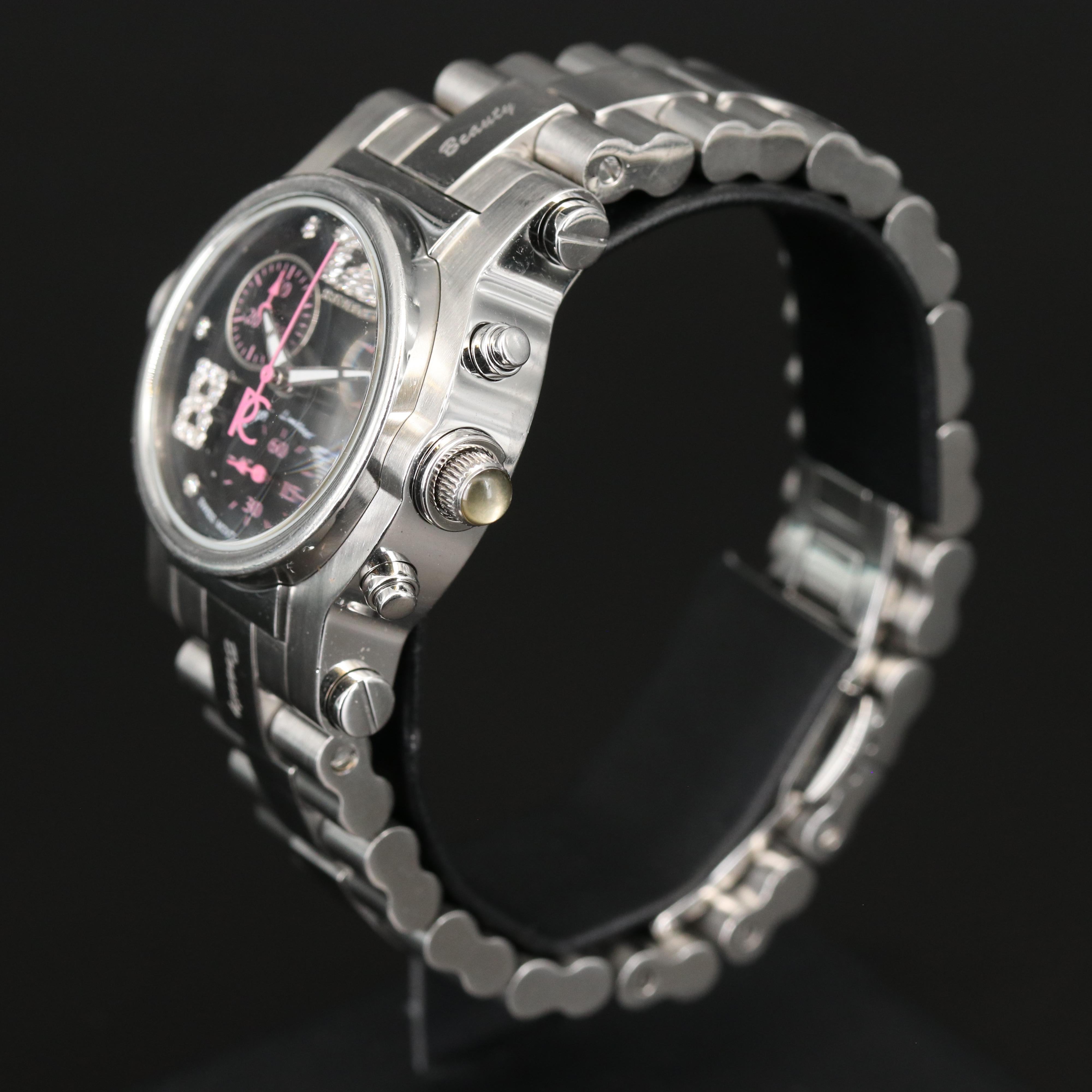 Renato Beauty - Limited Edition Diamond Chronograph Stainless Steel Watch