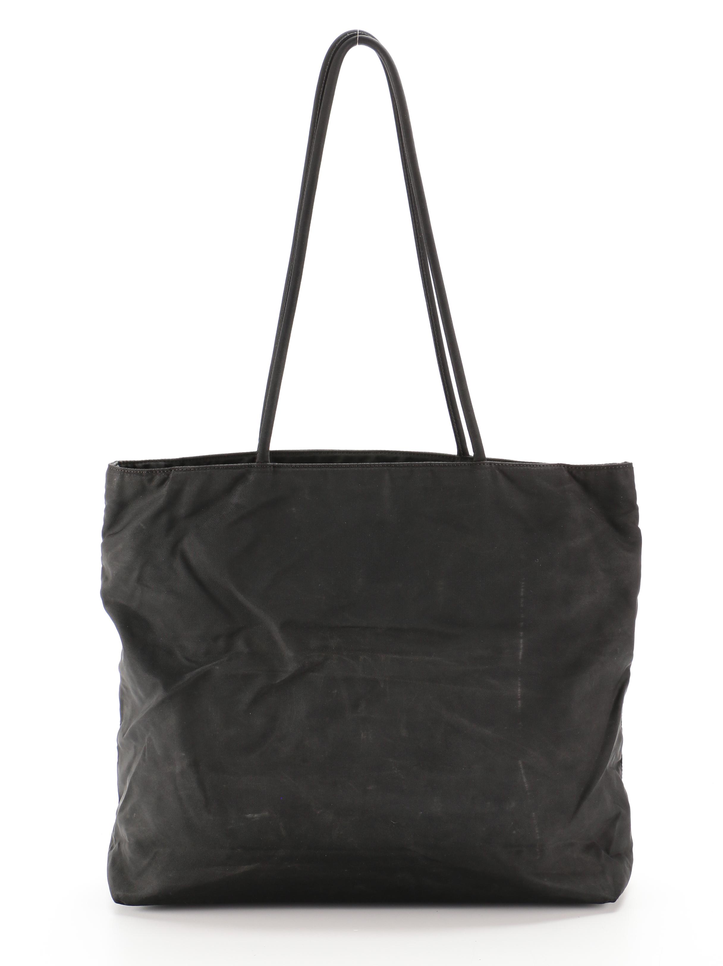 Prada Black Tessuto Nylon Shoulder Bag