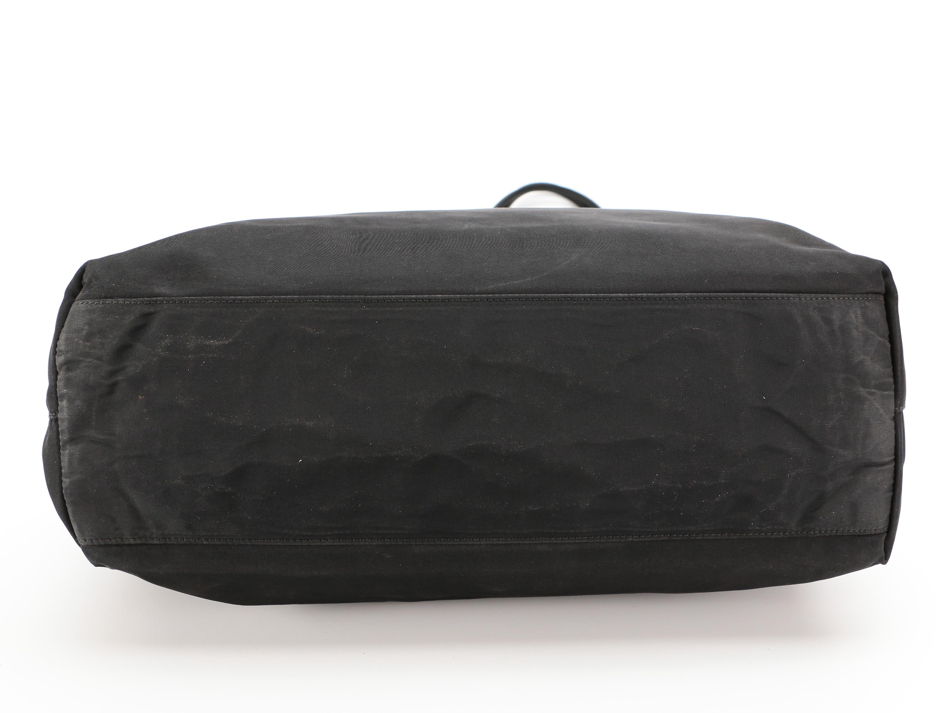 Prada Black Tessuto Nylon Shoulder Bag