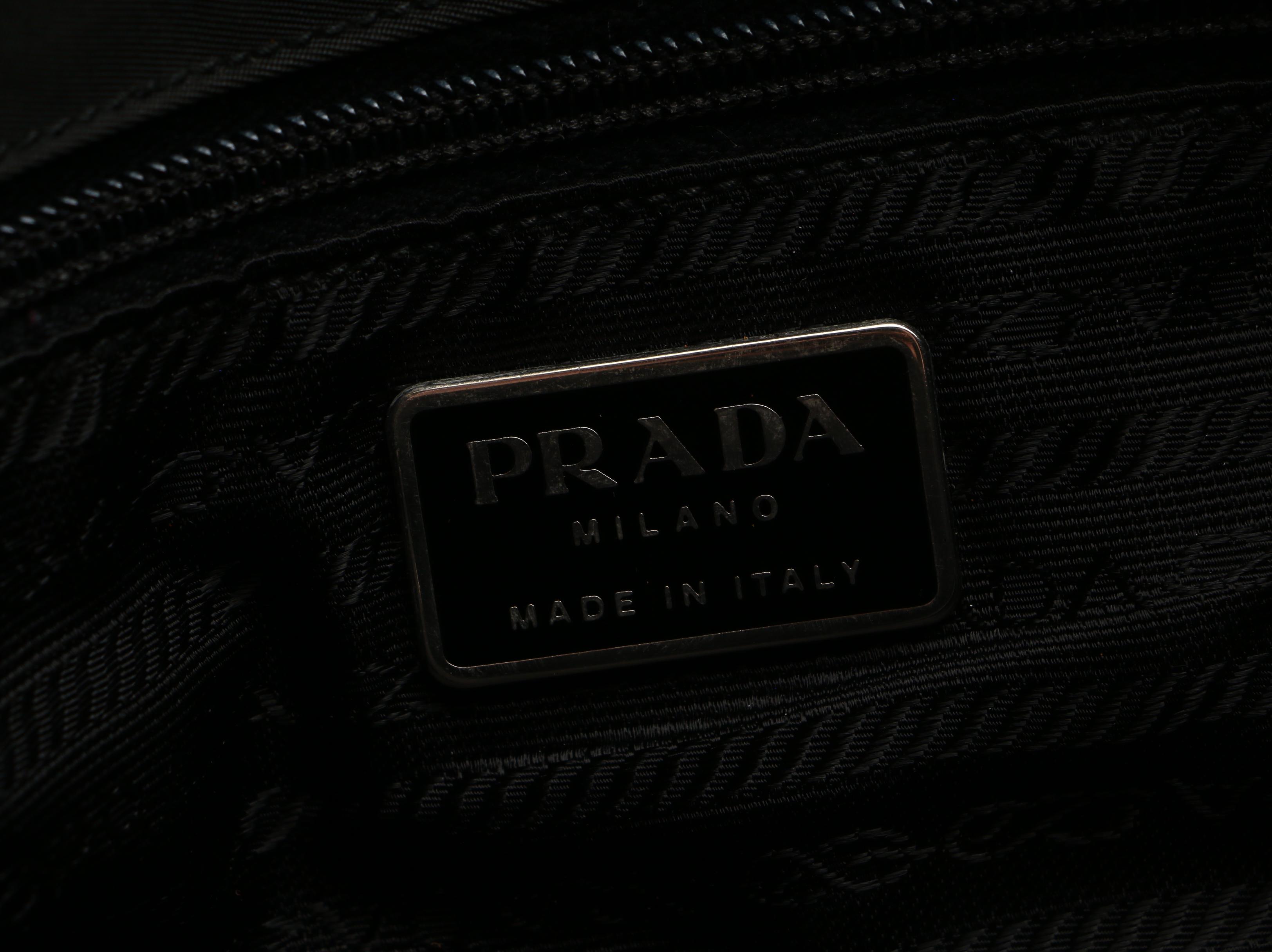 Prada Black Tessuto Nylon Shoulder Bag