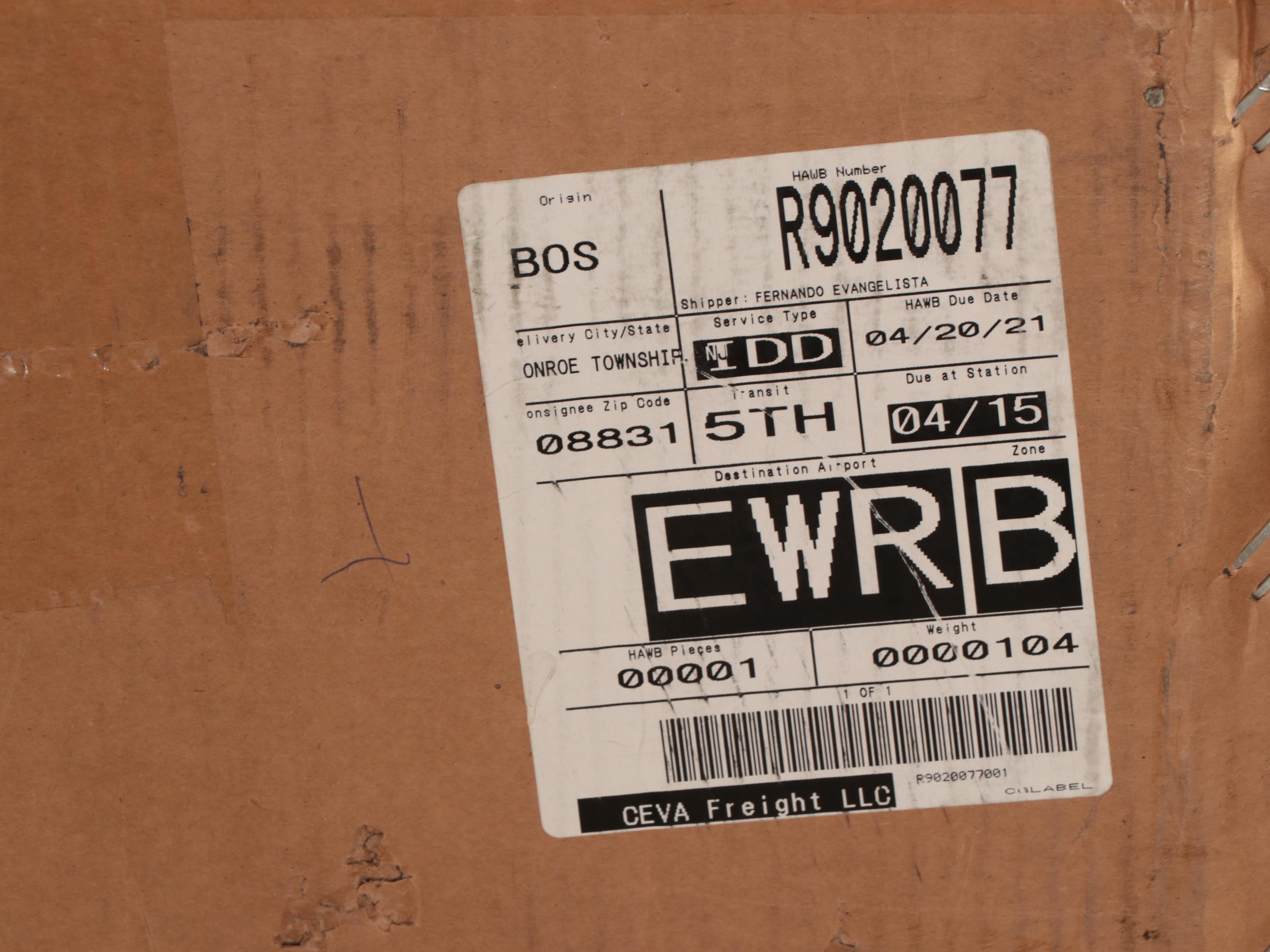 Abbyson "Altino" Power Leather Recliner