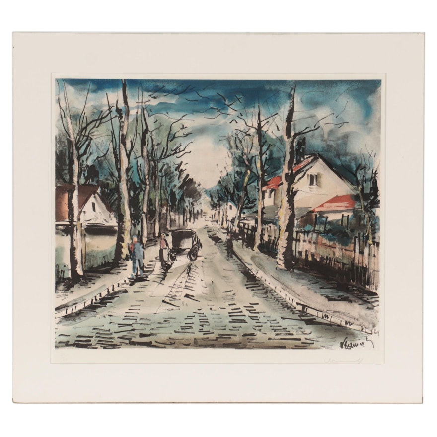 Maurice de Vlaminck Collotype "Après l'orage"