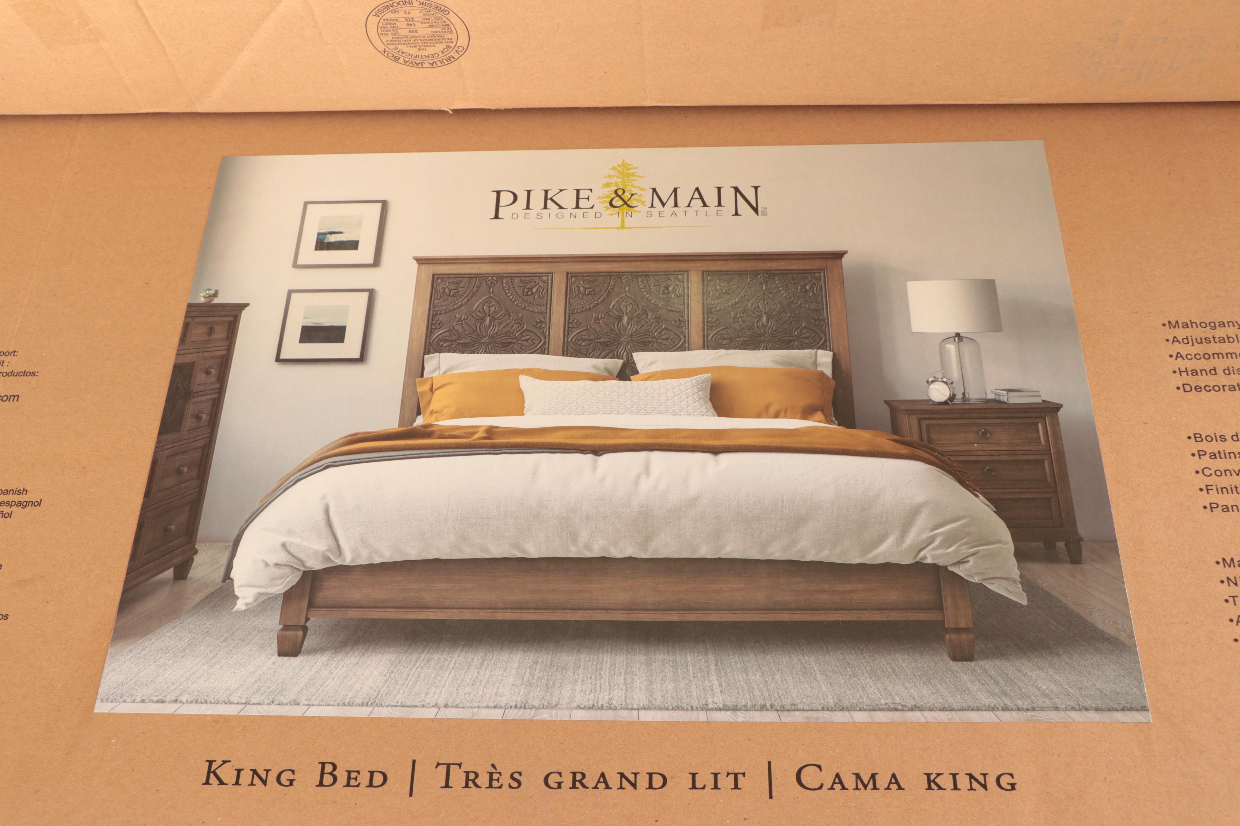 Pike & Main "Evanston" King Size Bed
