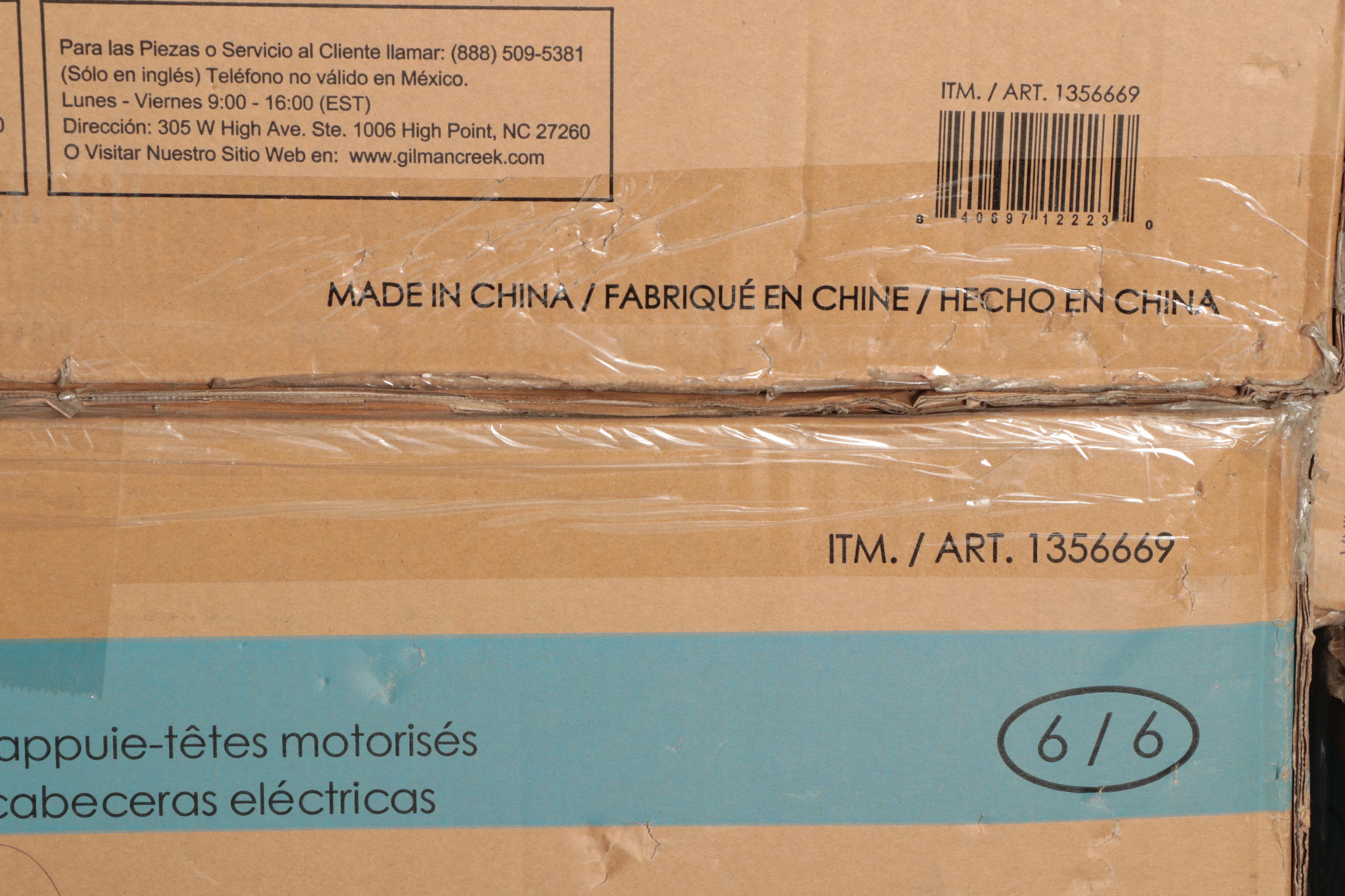 Gilman Creek Furniture "Gearhart" Six-Piece Leather Power Reclining Sectional