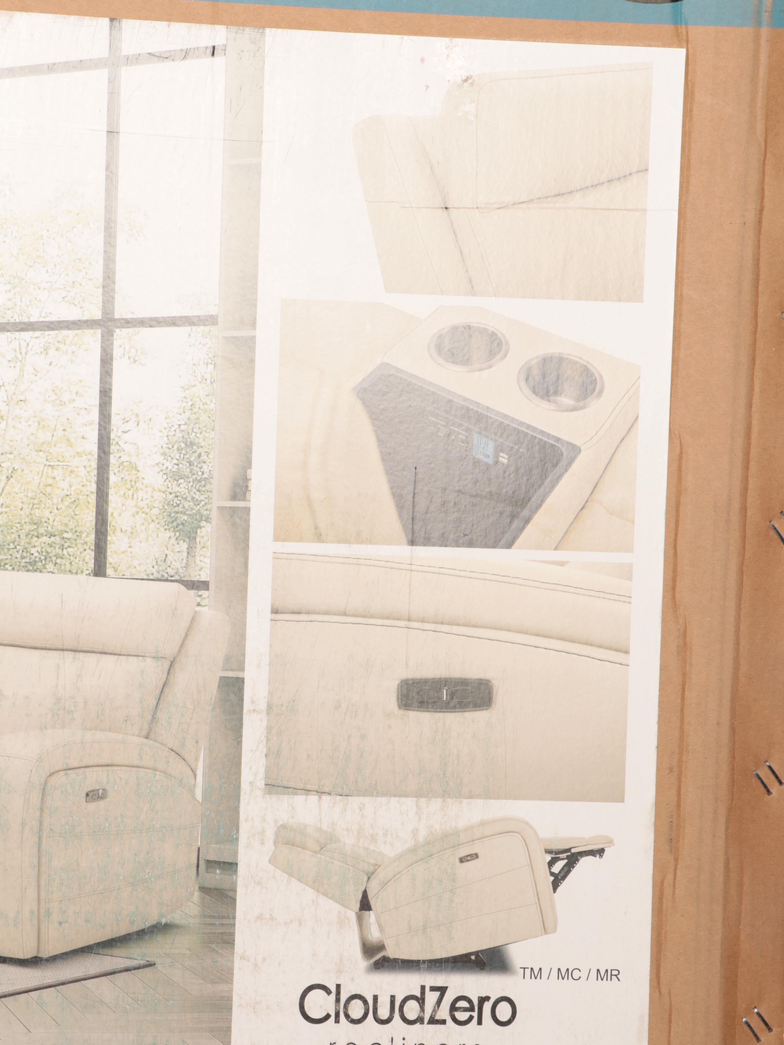 Gilman Creek Furniture "Gearhart" Six-Piece Leather Power Reclining Sectional