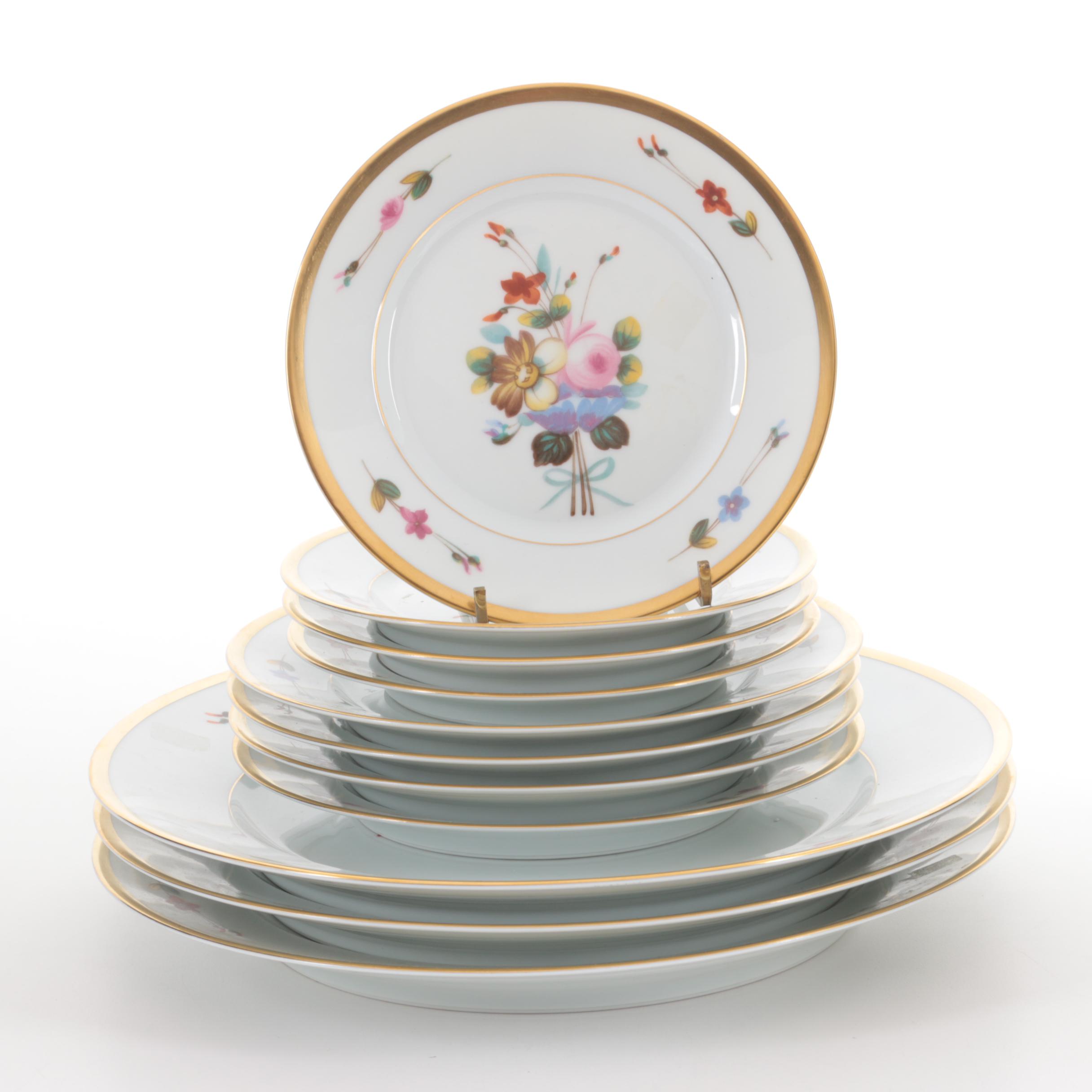 Haviland Limoges Winterthur Adaptation Hand-Painted China Tableware