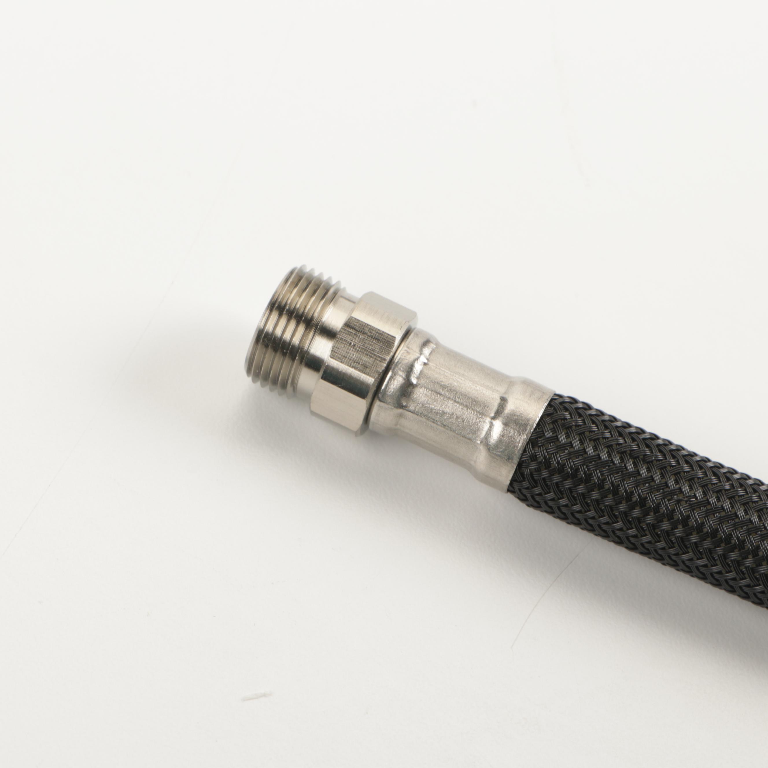 Kitchen Faucet with Spring Spout in Satin Nickel