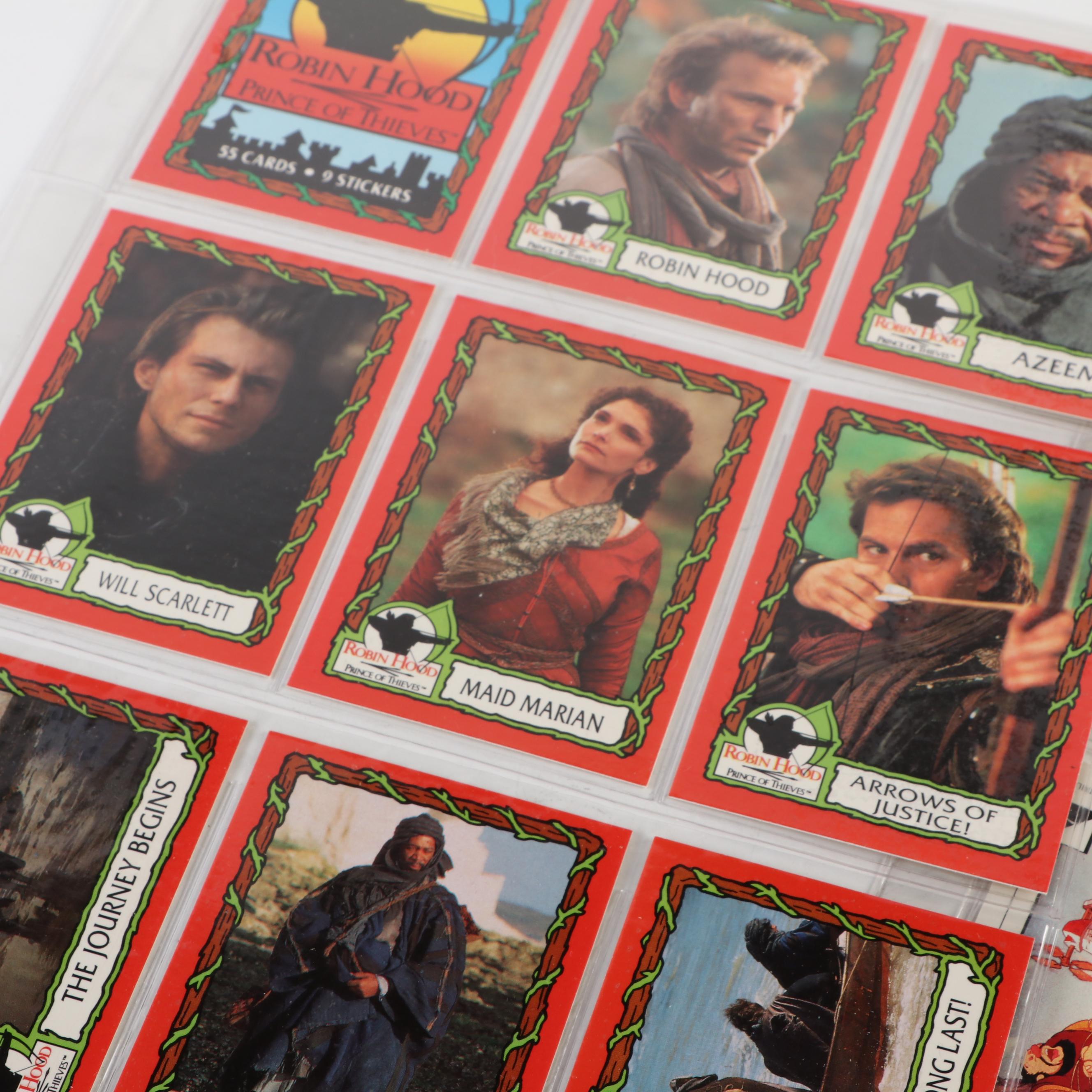 Classic Desert Storm, Disney, and Robin Hood Trading Cards