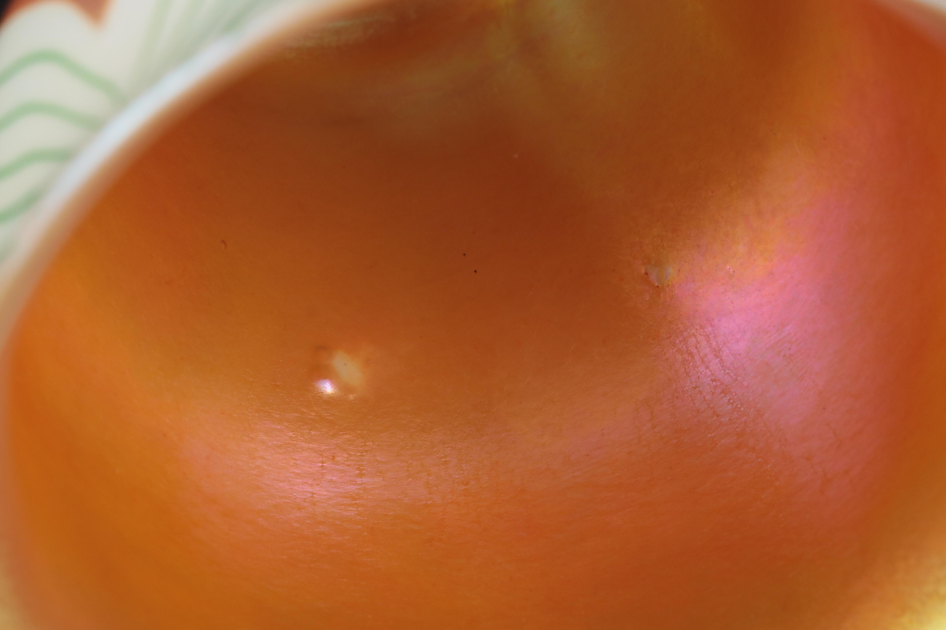 Steuben Art Nouveau Opalescent and Pulled Feather Iridescent Art Glass Shades