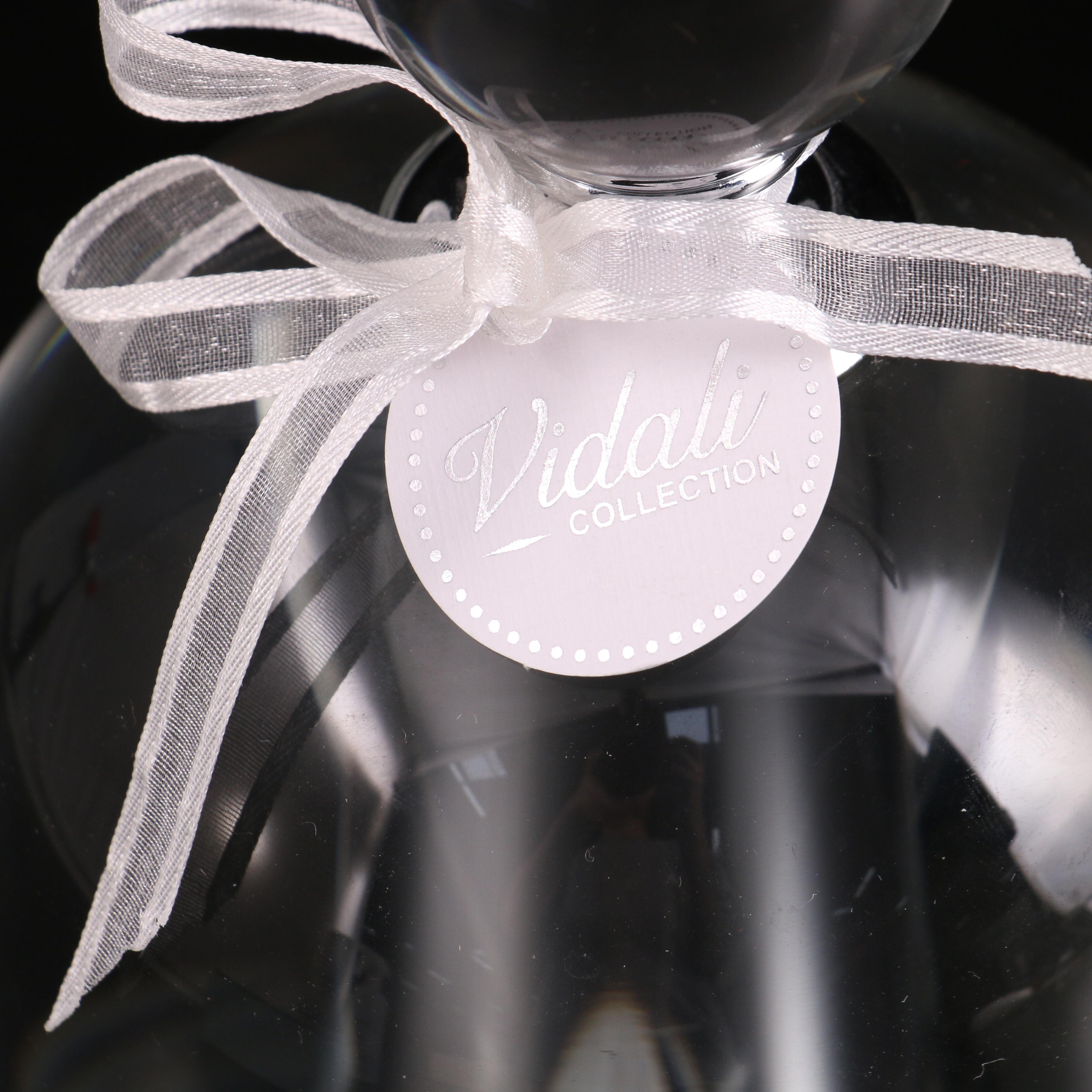 Vidali Collection Perfume Bottle with Glass Vanity Box, Contemporary