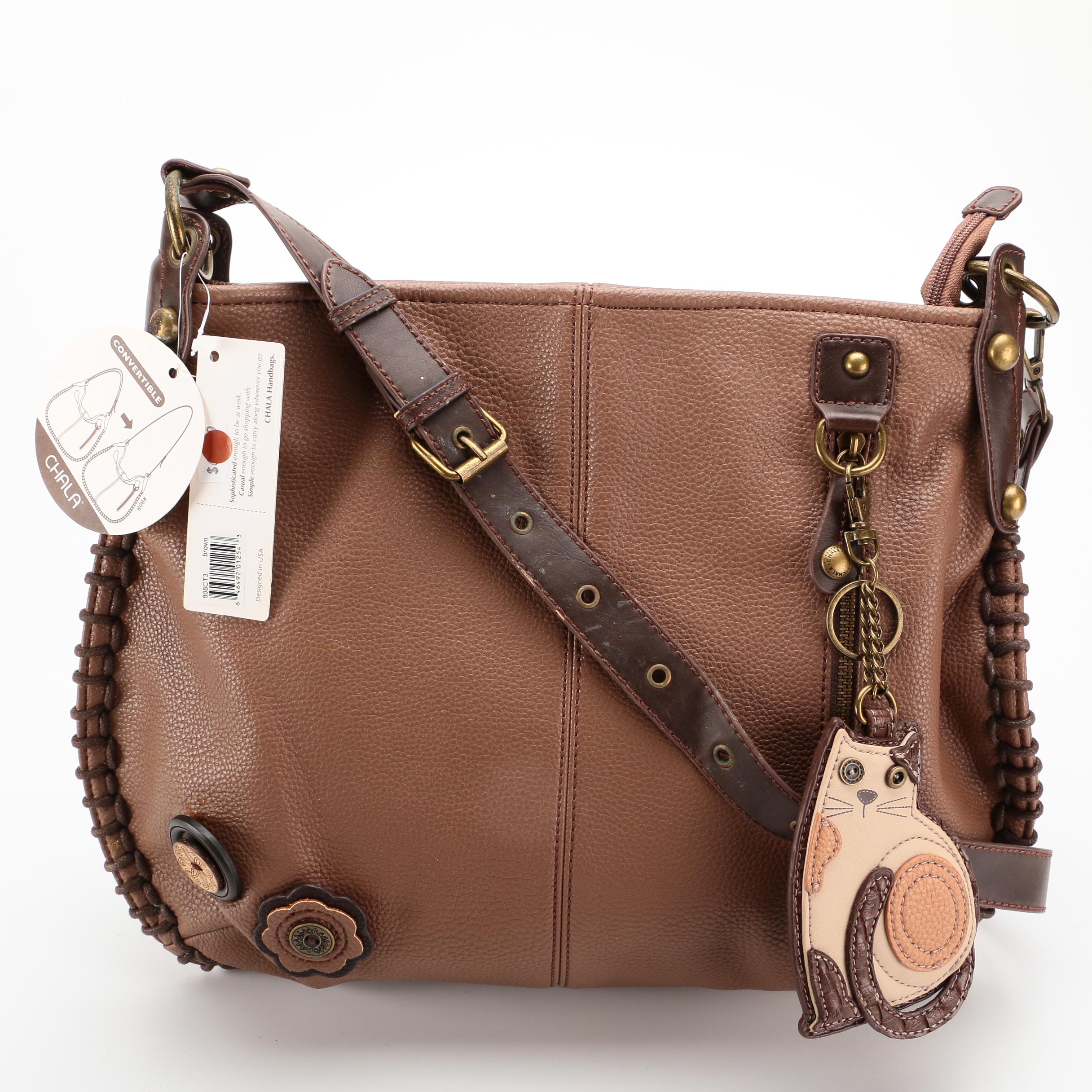 Cat Motif Chala Vegan Leather Bags and Laurel Burch Canvas Tote