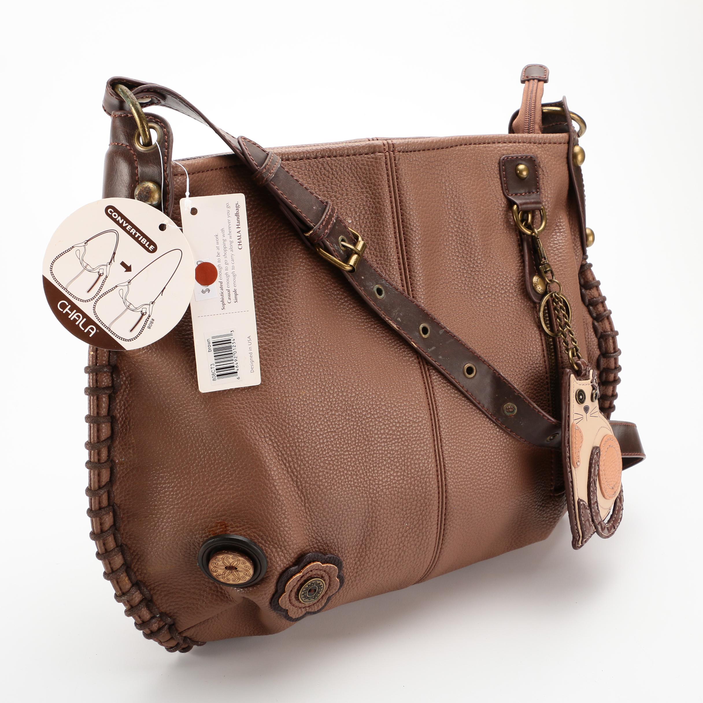 Cat Motif Chala Vegan Leather Bags and Laurel Burch Canvas Tote