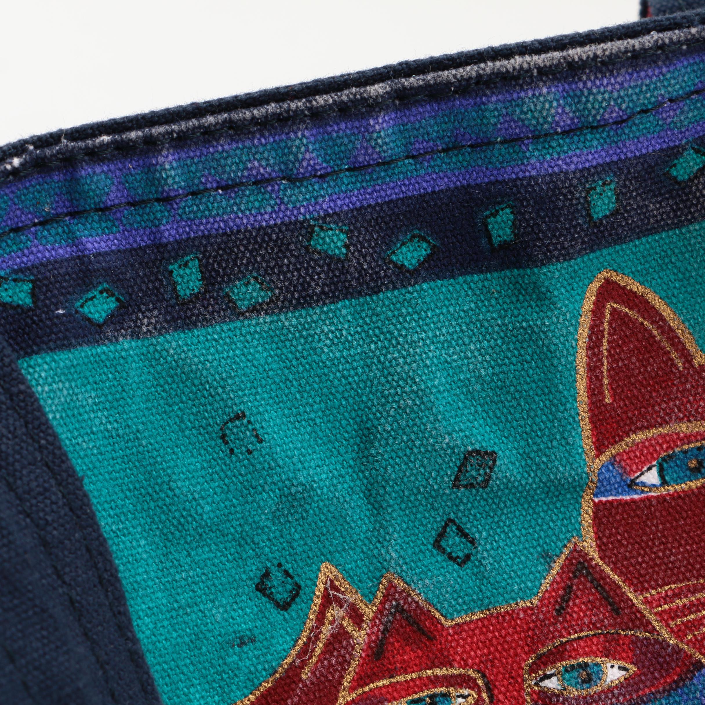 Cat Motif Chala Vegan Leather Bags and Laurel Burch Canvas Tote