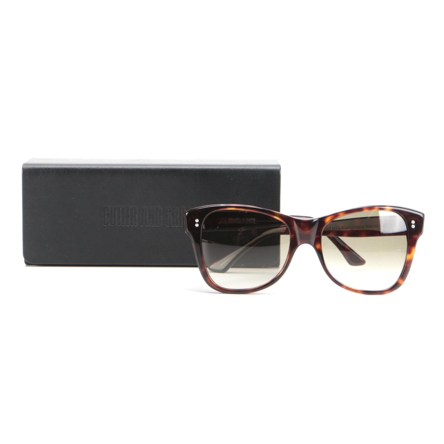 Cutler and Gross 1161 Havana Sunglasses with Case