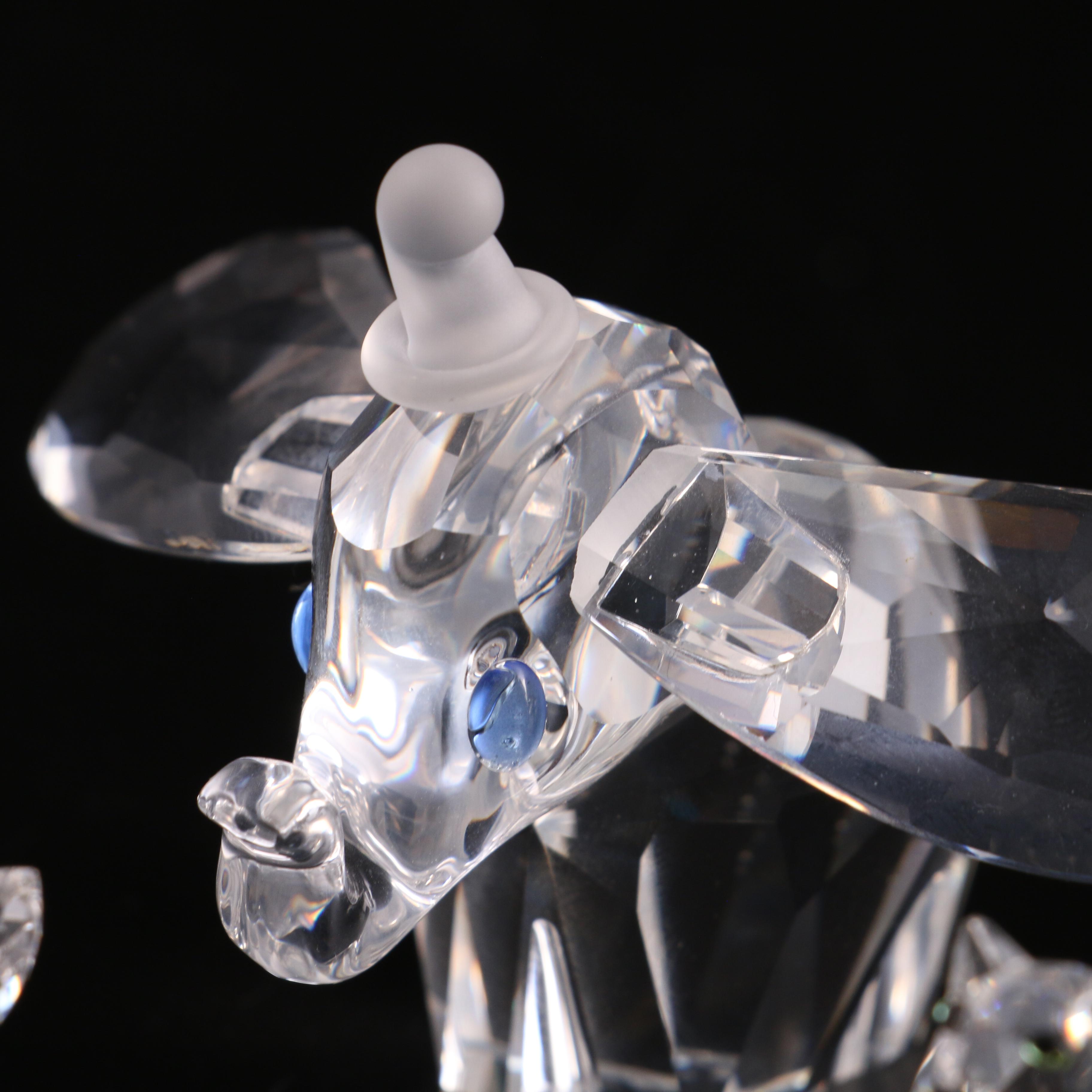Swarovski Crystal Walt Disney's "Dumbo" and Other Animal Figurines
