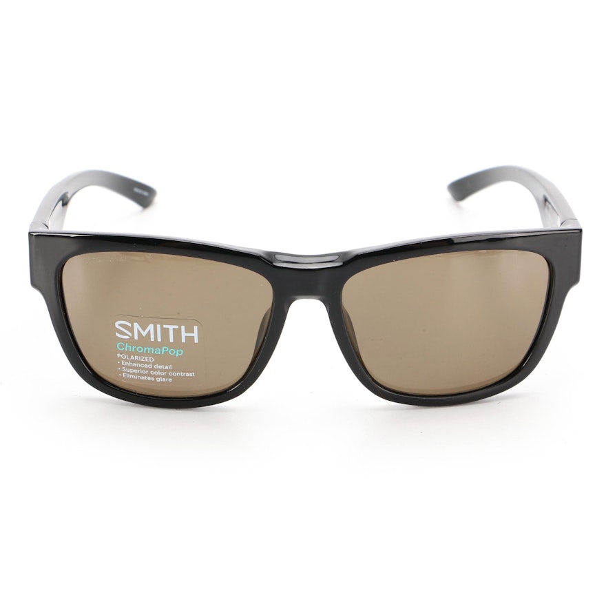 Smith Ember ChromaPop Polarized Sunglasses in Black with Slip Case and Box