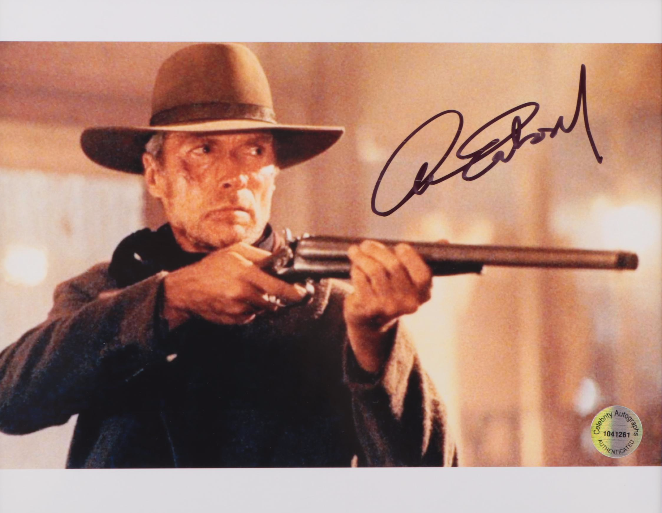 Clint Eastwood Signed "William Munny" in Movie "Unforgiven" Photo Print, COA