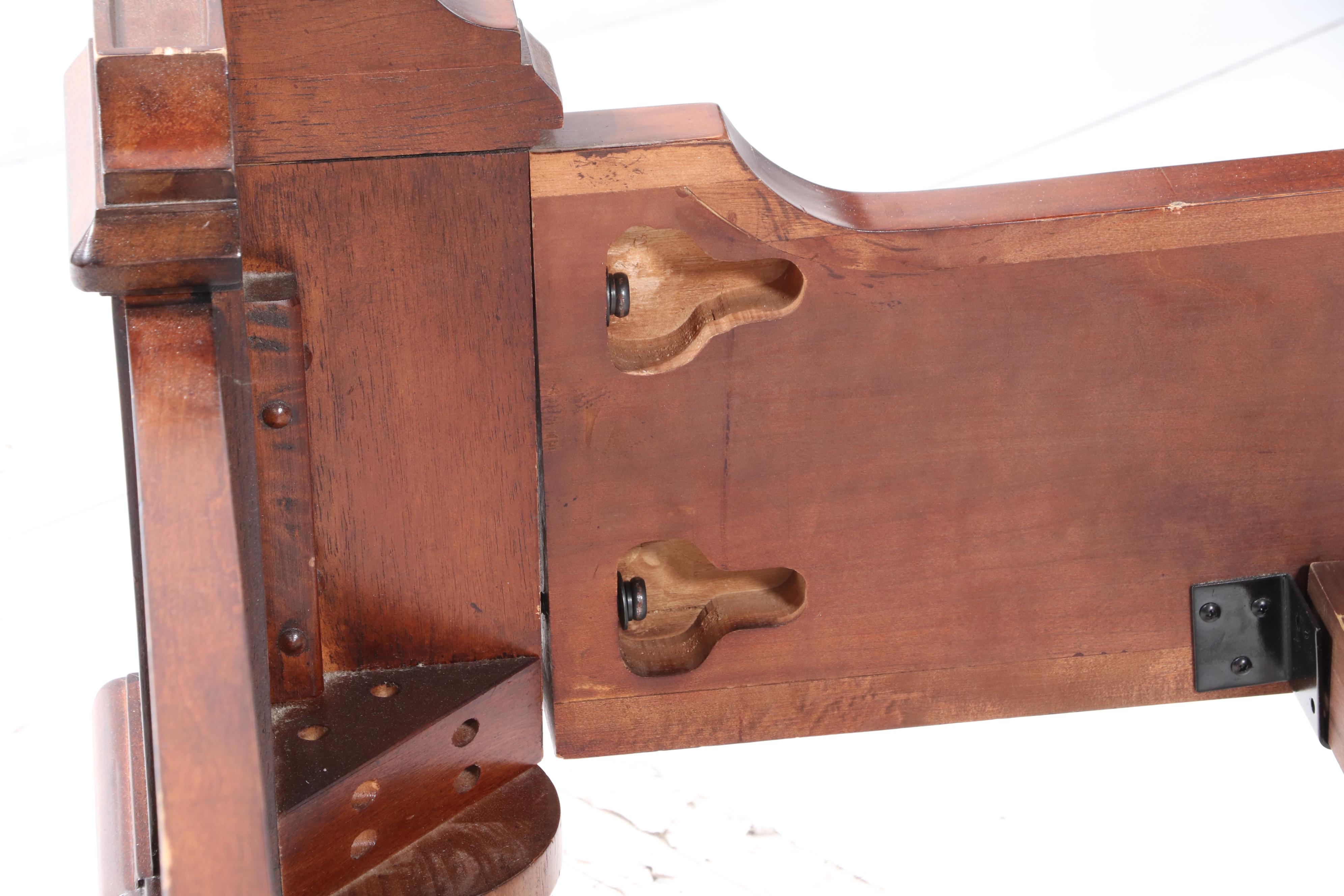 Martha Stewart Furniture "Penobscot" Cherry-Veneered Queen Size Sleigh Bed