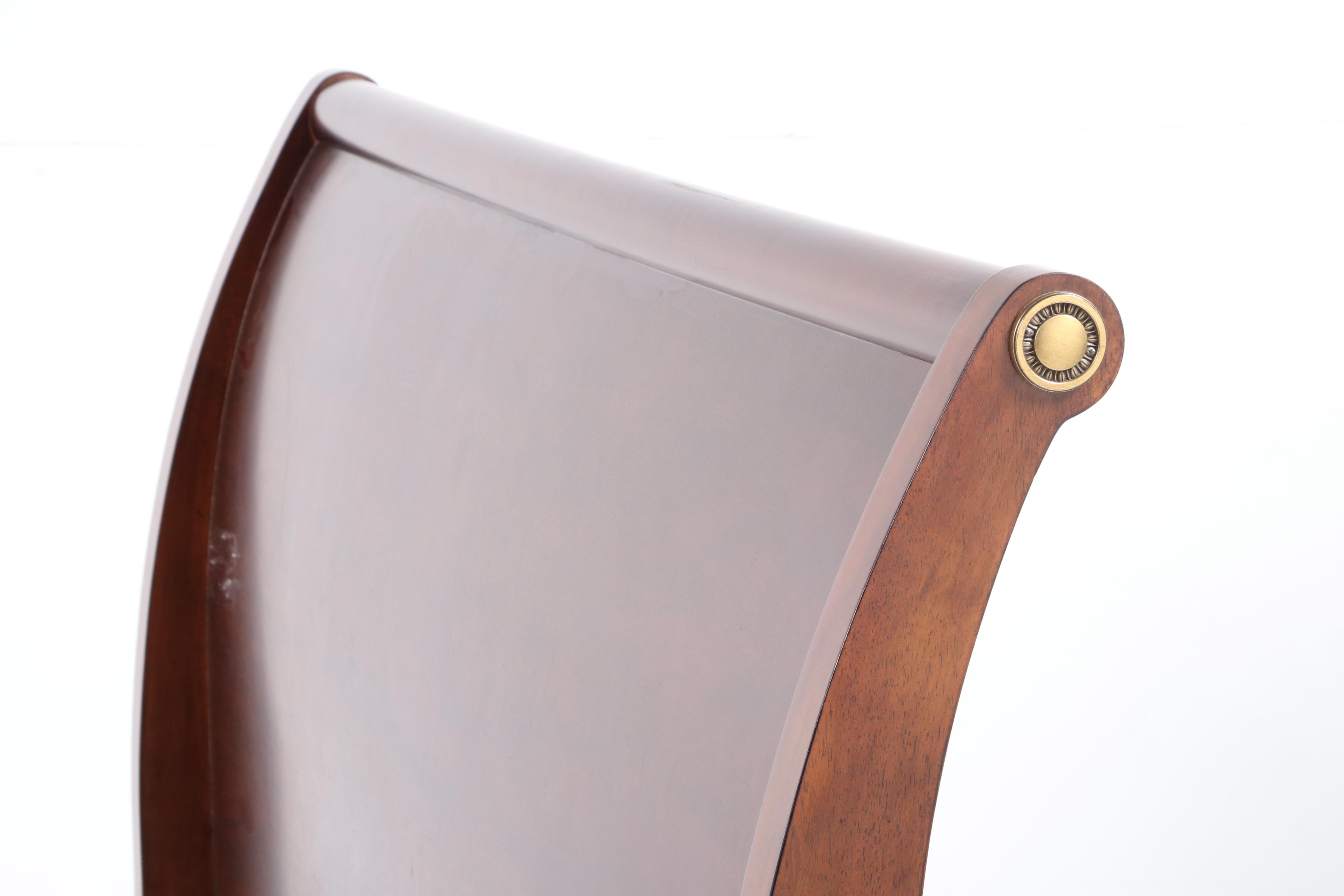 Martha Stewart Furniture "Penobscot" Cherry-Veneered Queen Size Sleigh Bed