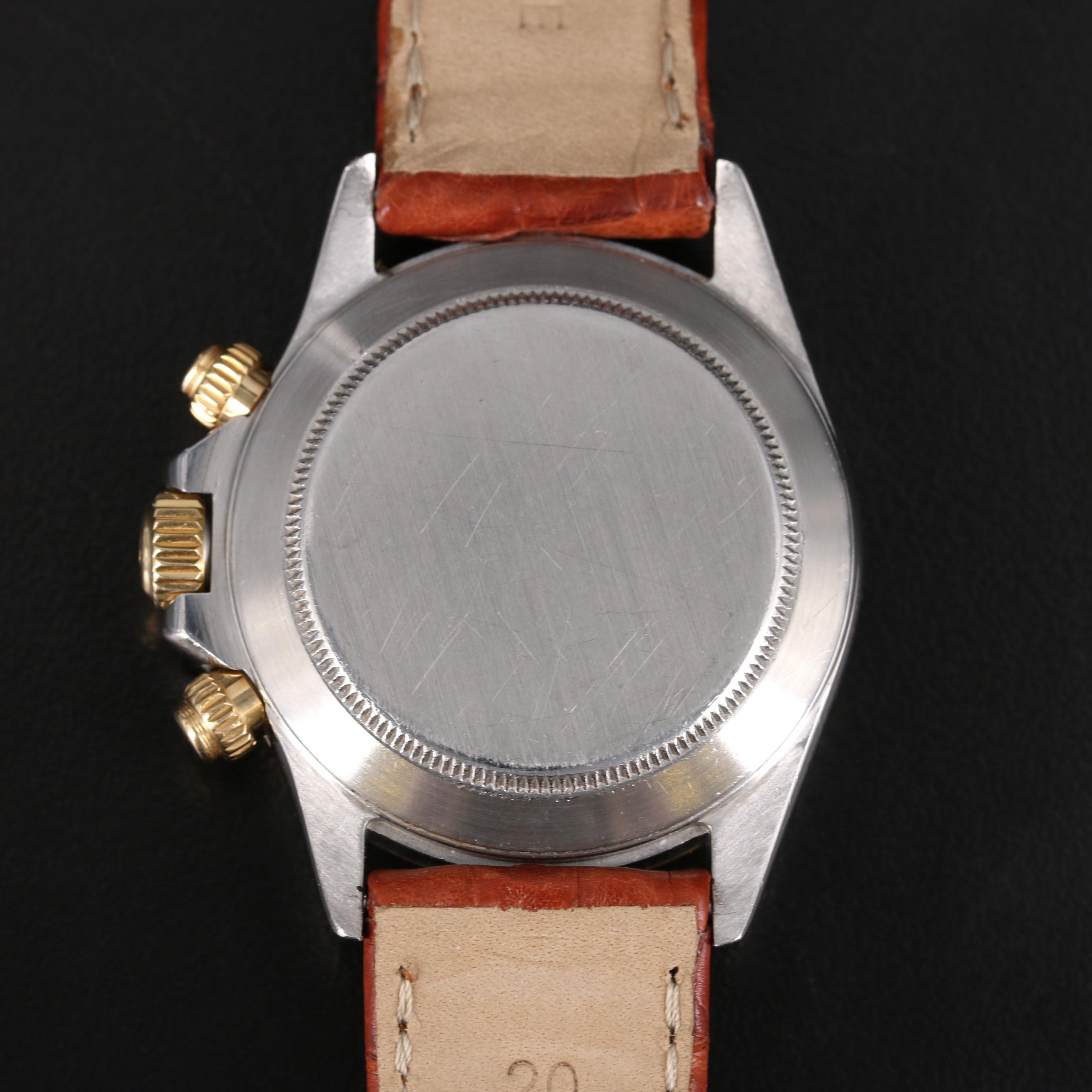 1997 Rolex Daytona 16523 Zenith 18K Gold and Stainless Steel Watch