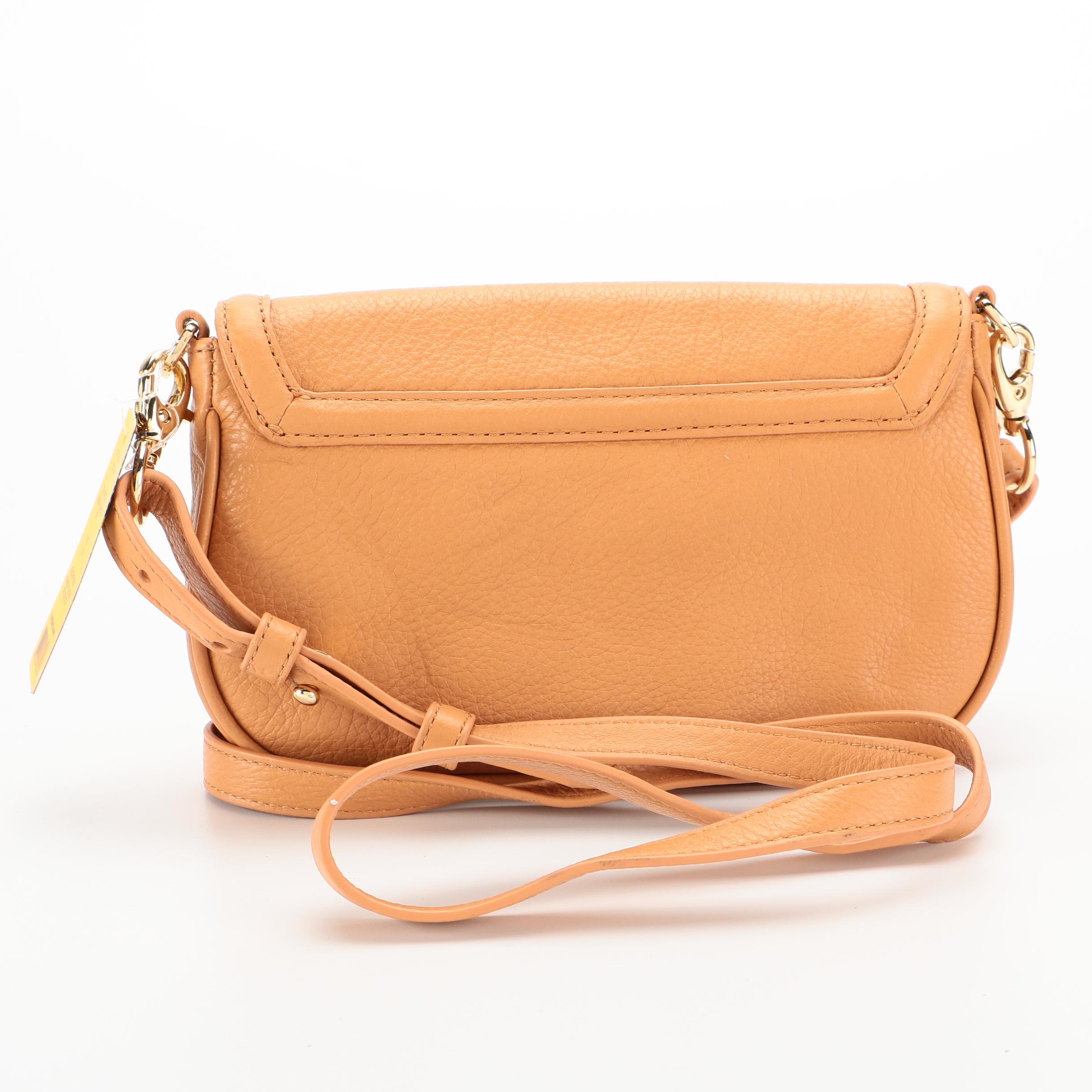 Tory Burch Amanda Crossbody Bag in Aged Vachetta Grained Leather