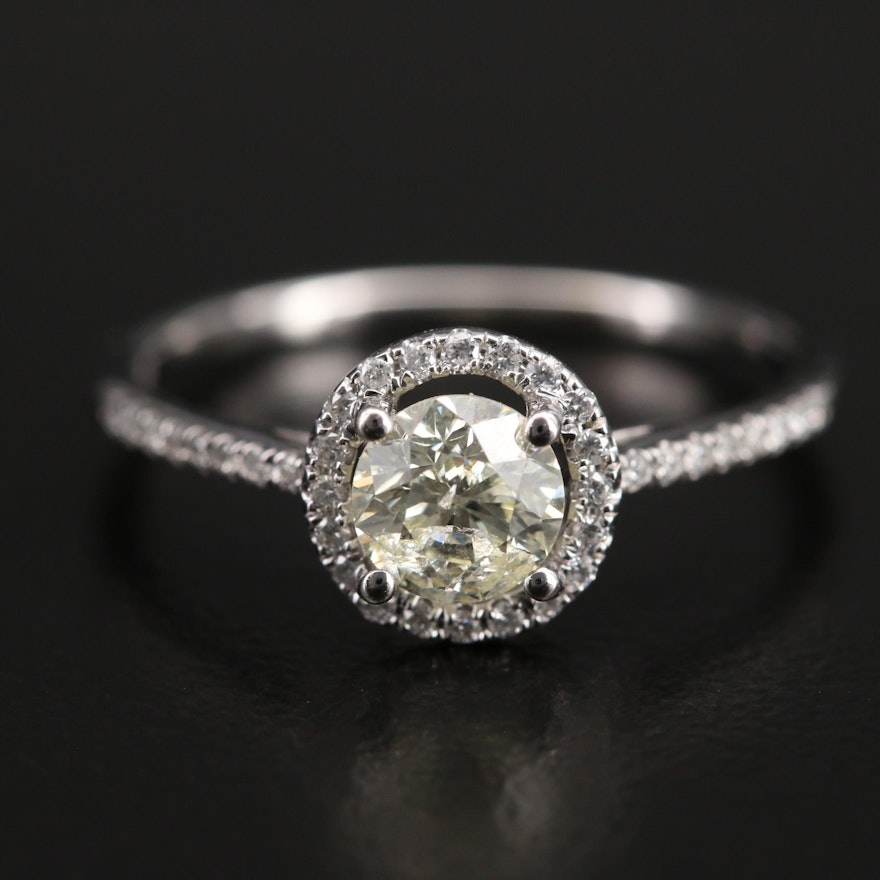 14K Diamond Ring