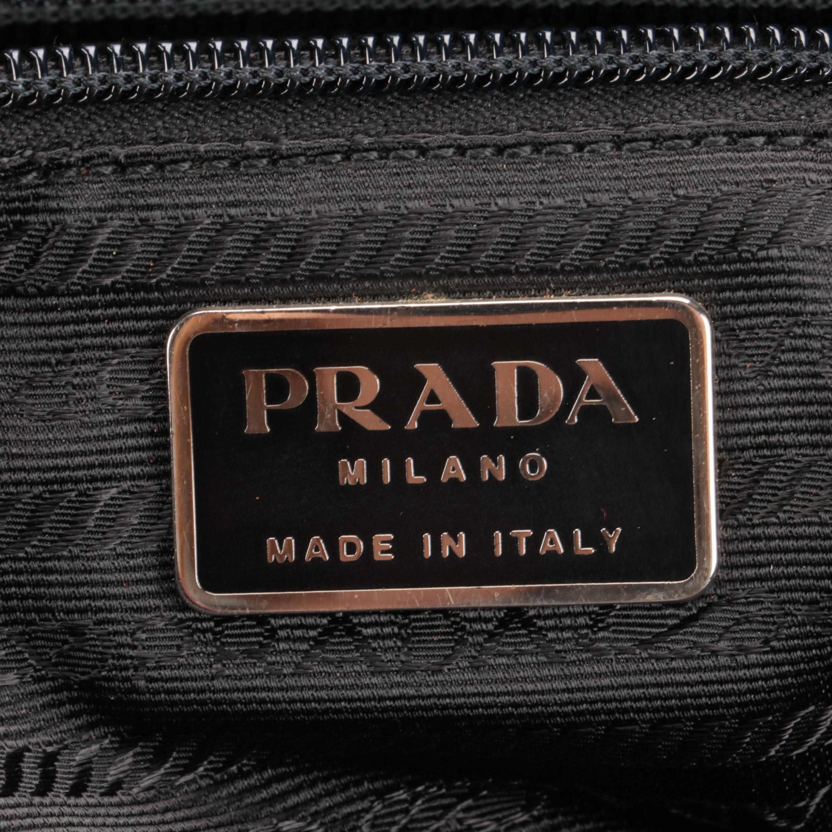 Prada Tessuto Red Nylon Shoulder Bag