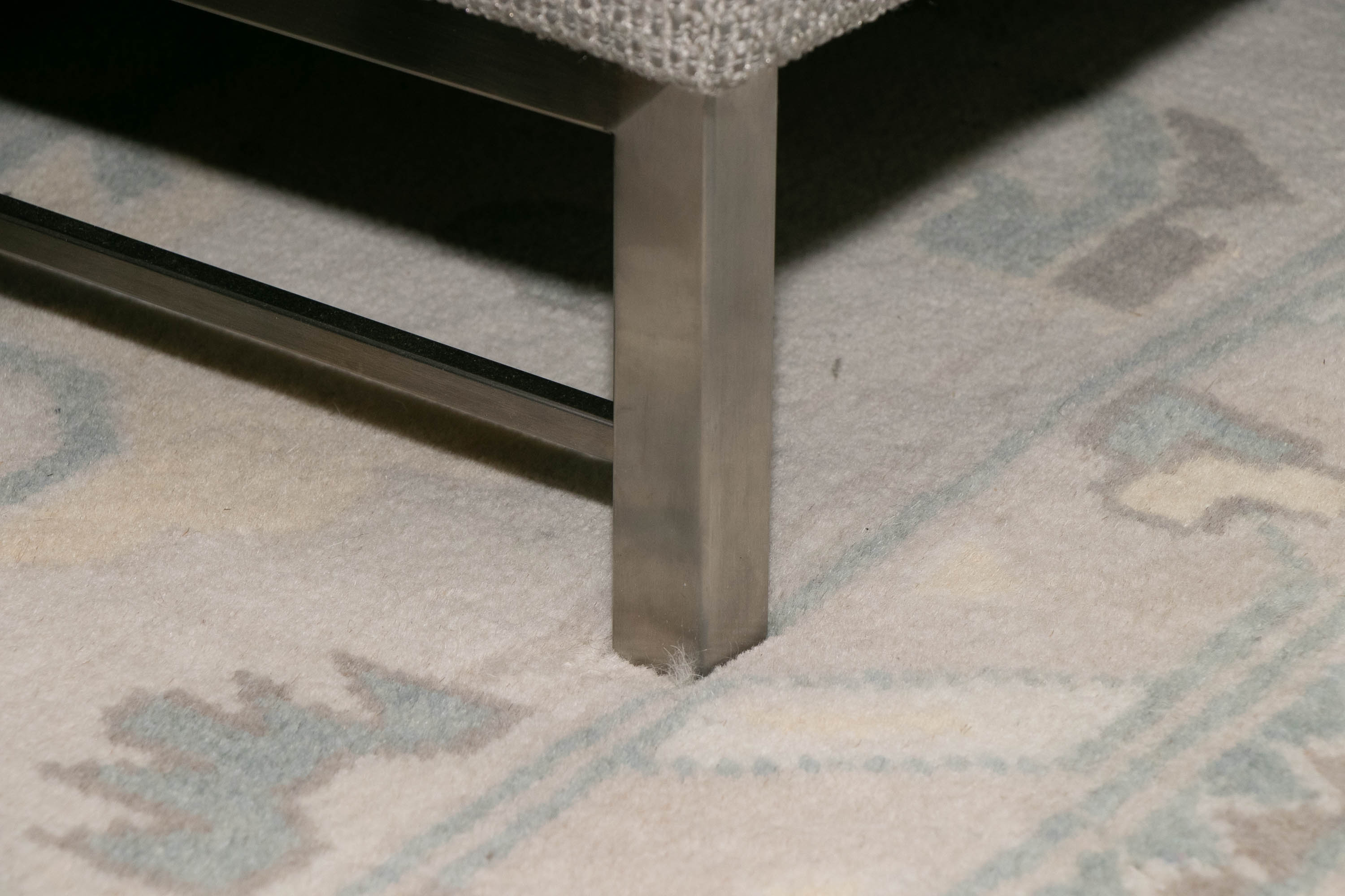 Crate & Barrel "Studio Series" Gray Upholstered Sofa