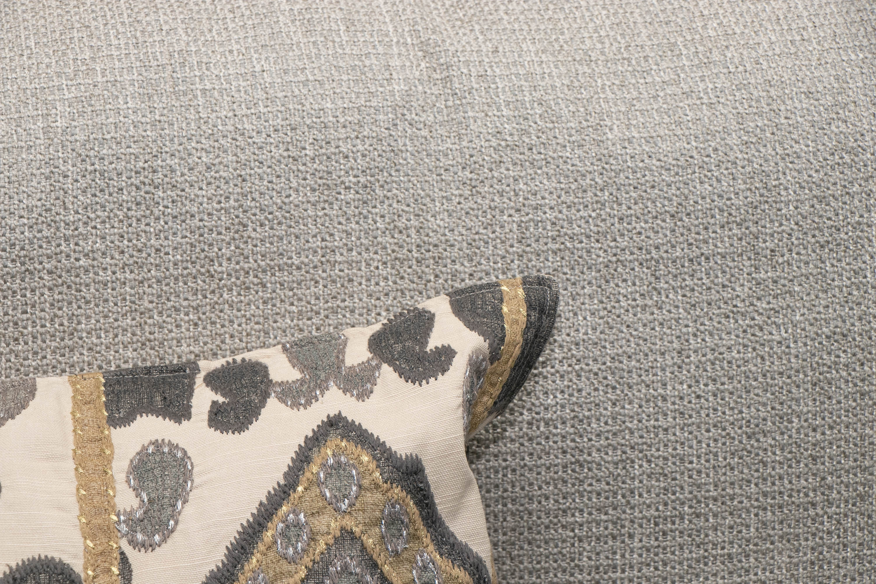 Crate & Barrel "Studio Series" Gray Upholstered Sofa